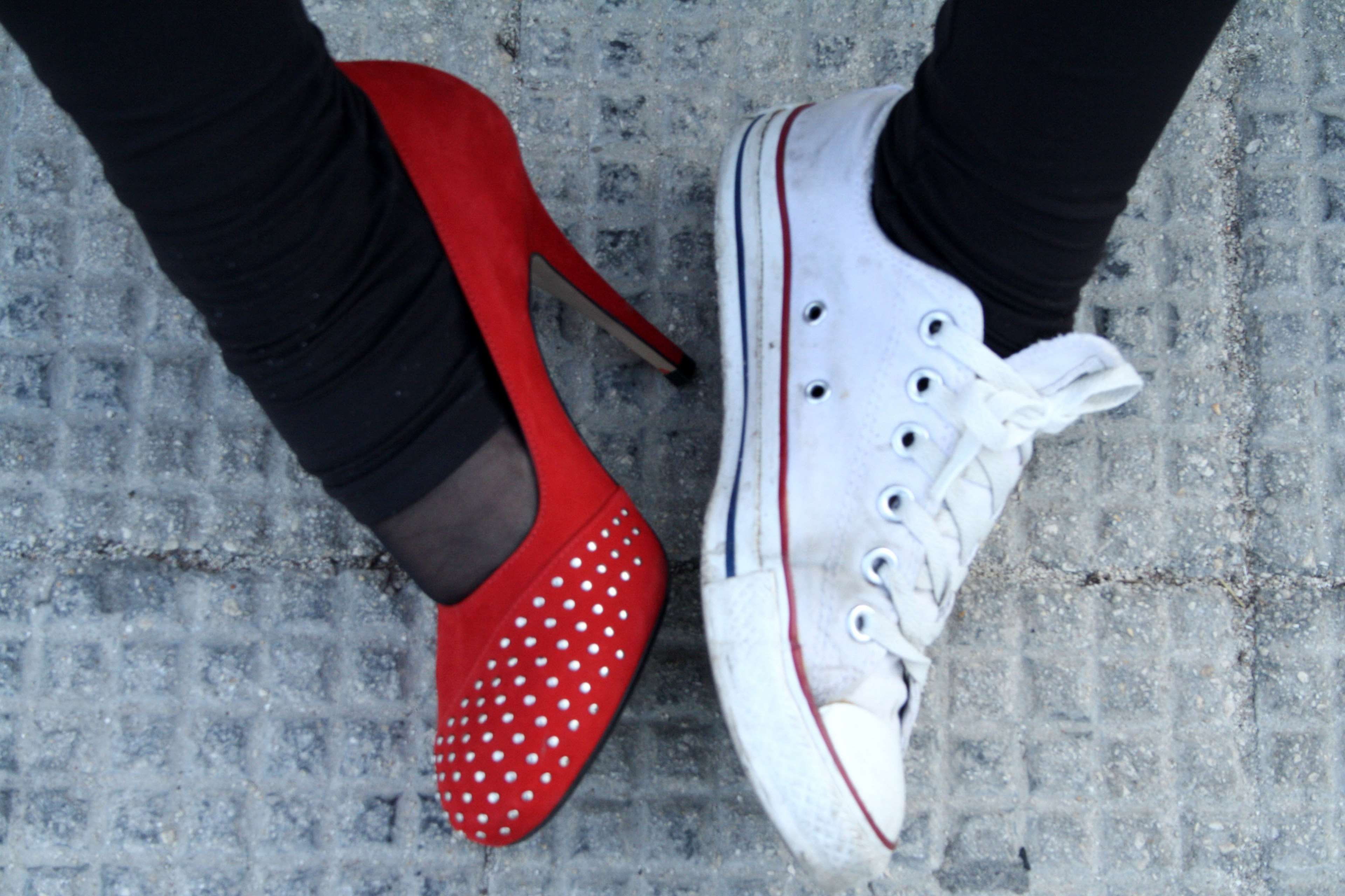 body part, women, polka dot, human leg, high angle view, 4K, real people, human limb, shoe, day, objects, low section, rubber boot, leisure activity, fashion, HD Wallpaper