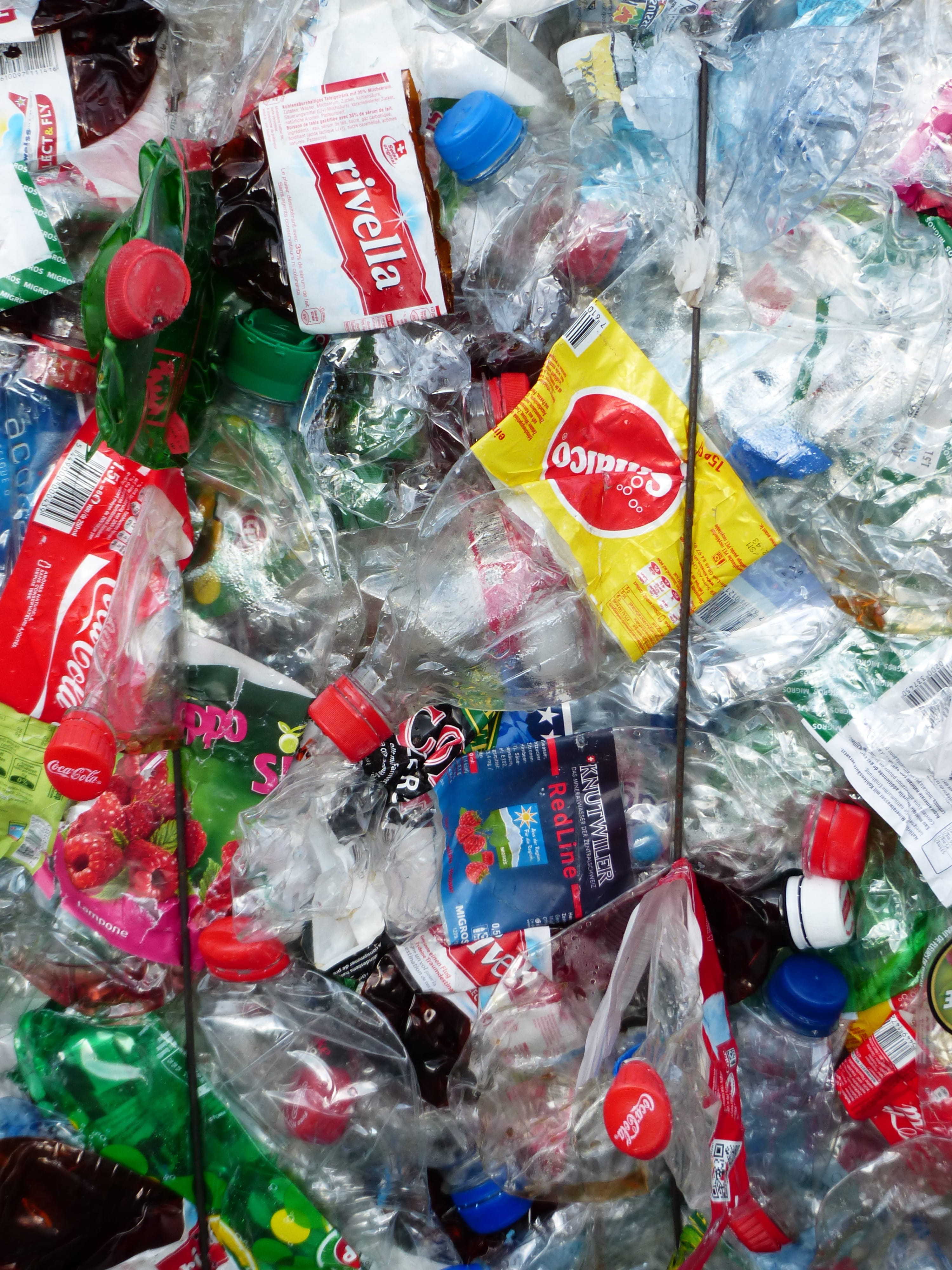 large group of objects, environmental protection, Plastic Bottles, close-up, communication, pressed together, abundance, variation, 4K, multi colored, Phone HD Wallpaper