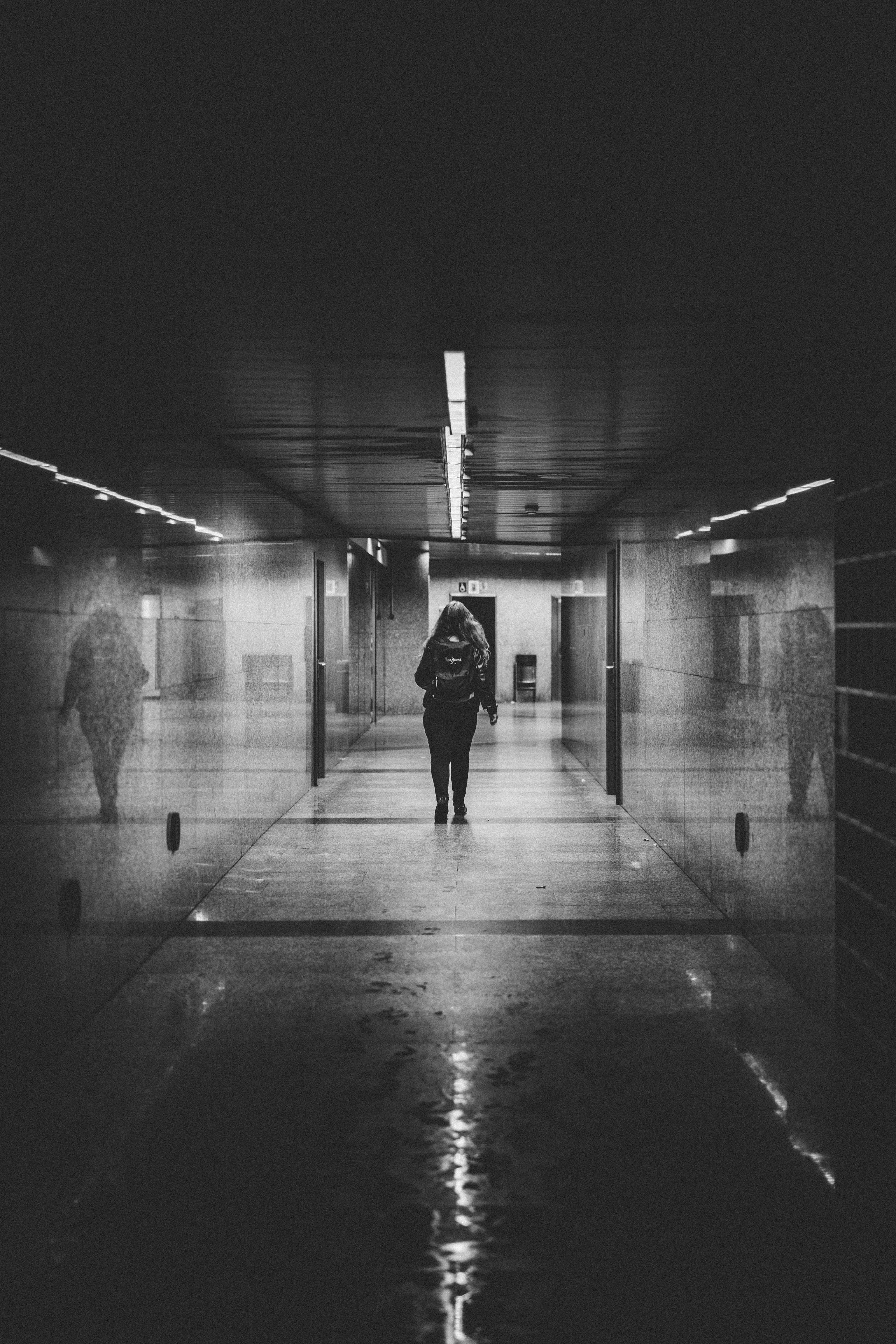 the way forward, subway, full length, architecture, men, public transportation, underground walkway, pedestrian, crypt, illuminated, lighting equipment, Phone HD Wallpaper
