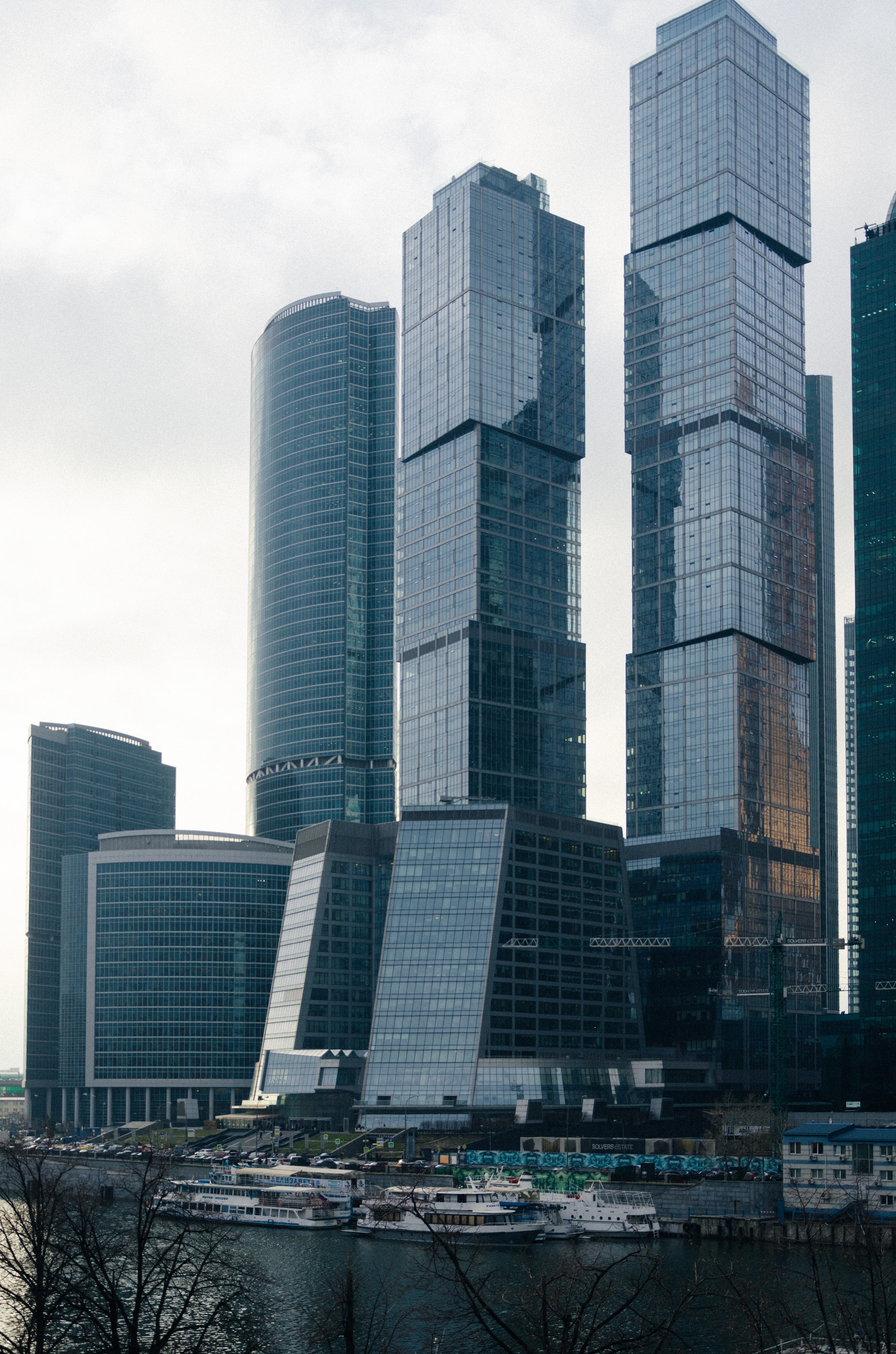 tower, moscow, office building exterior, skyscrapers, built structure, high-rise, 4K, day, landscape, office center, urban skyline, moscow-city, russia, Phone HD Wallpaper