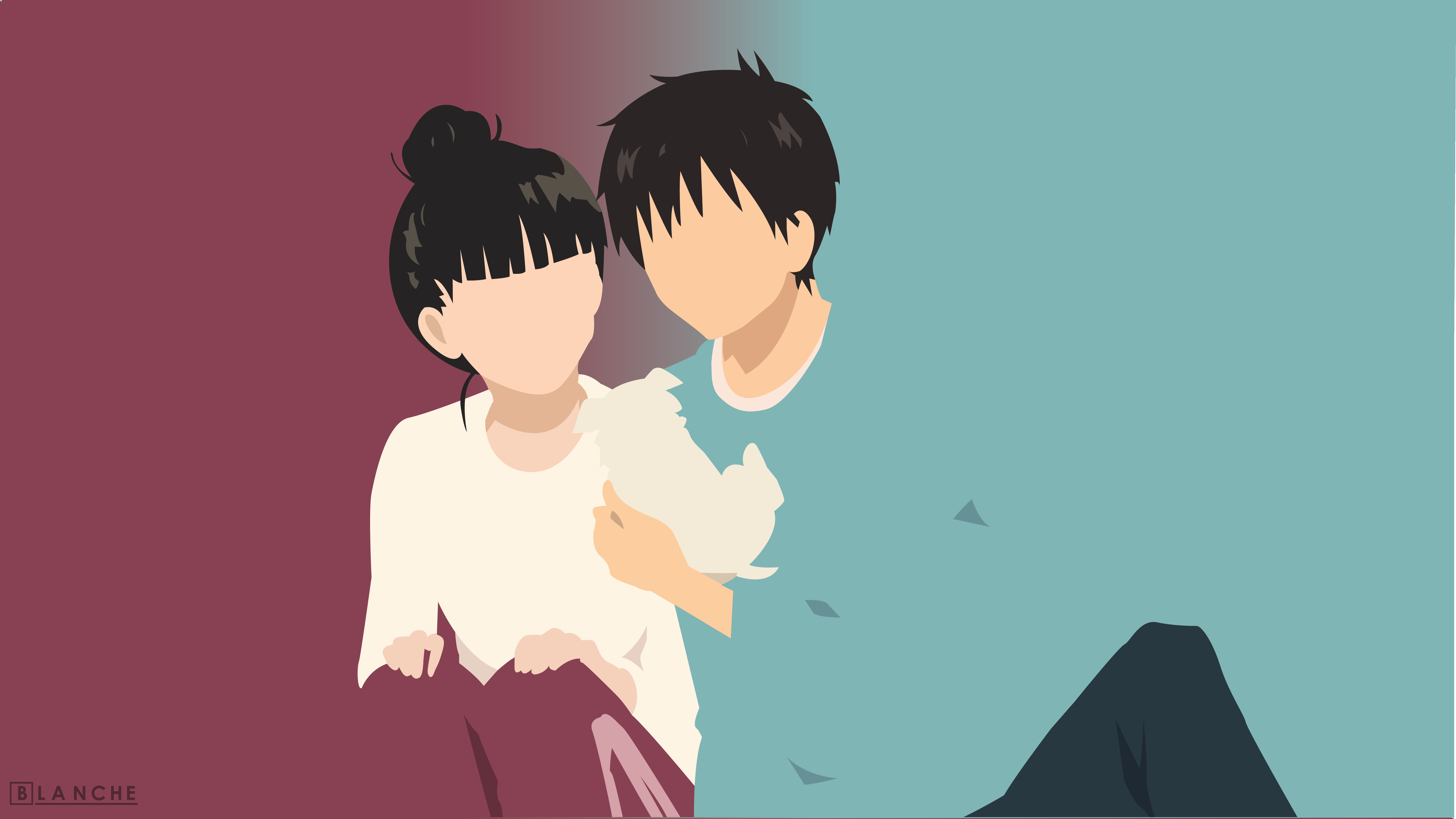 studio shot, lifestyles, sky, Kimi ni Todoke, young adult, standing, silhouette, men, real people, adult, nature, digital composite, 8K, Kazehaya Shouta, HD Wallpaper