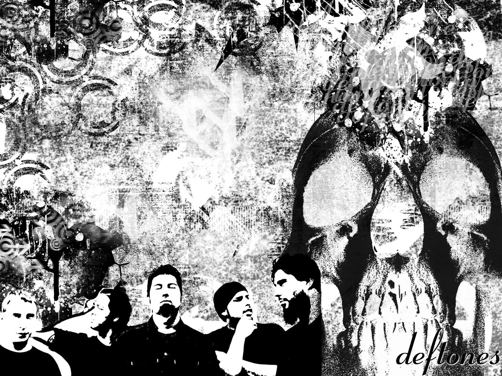 hard, alternative, experimental, nu-metal, metal, dark, deftones, rock, skull, 720P, heavy, HD Wallpaper