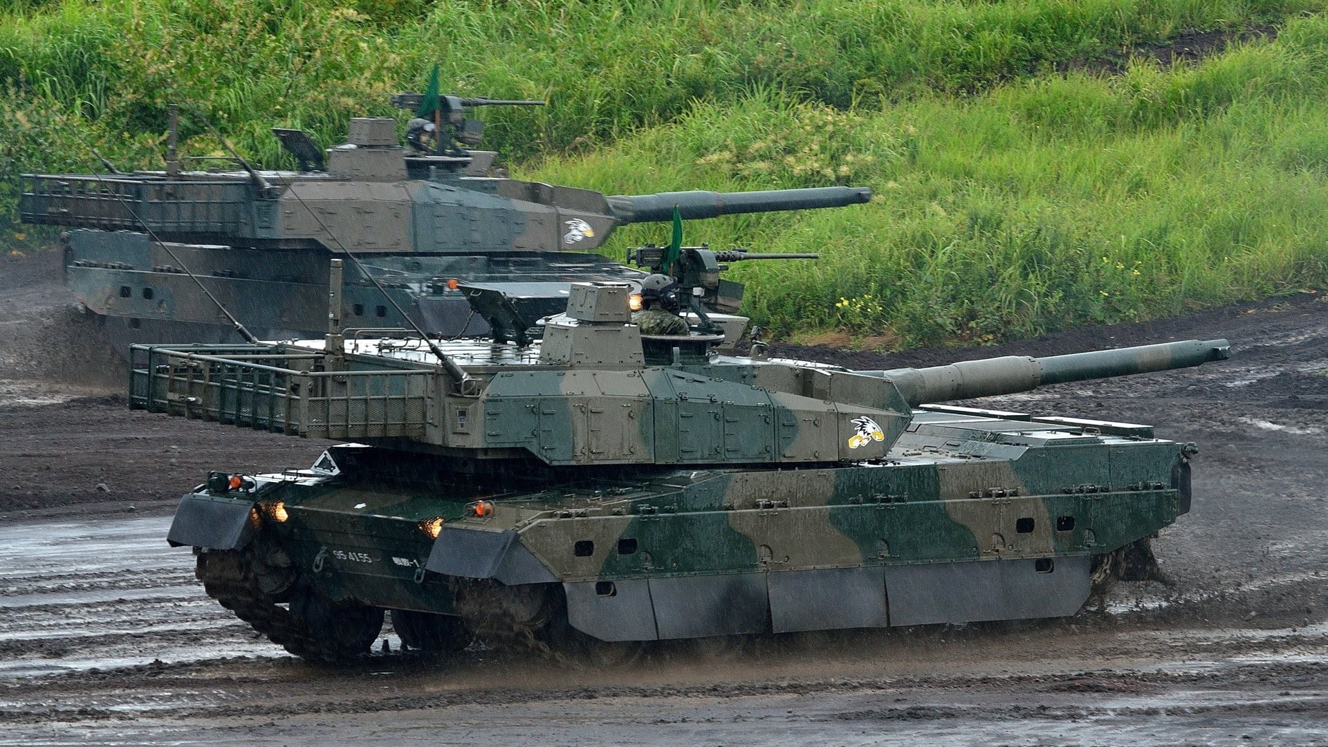 Tank, Type 10 Hitomaru, 1080P, Japanese Ground Self Defense Force, Military, Mitsubishi Heavy Industries, HD Wallpaper
