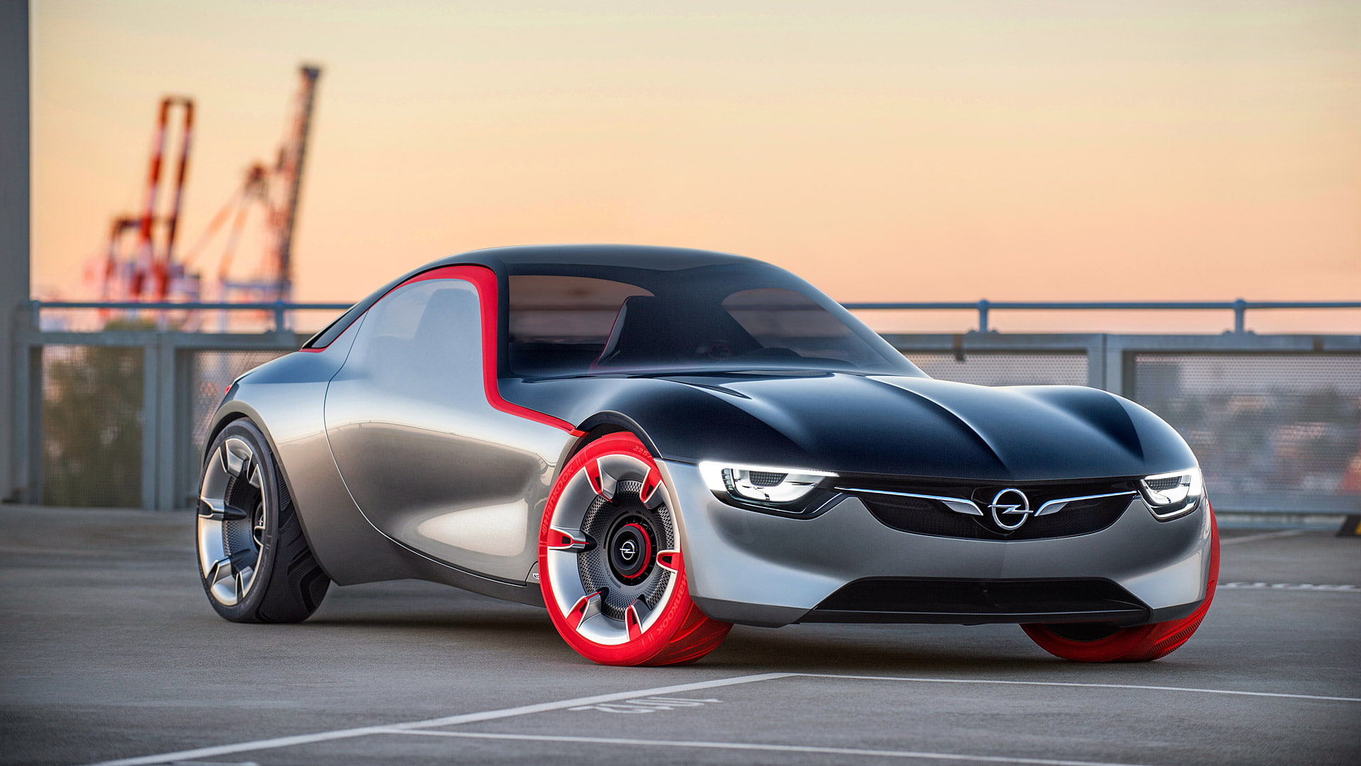 car, Opel GT, 1080P, vehicle, concept cars, HD Wallpaper