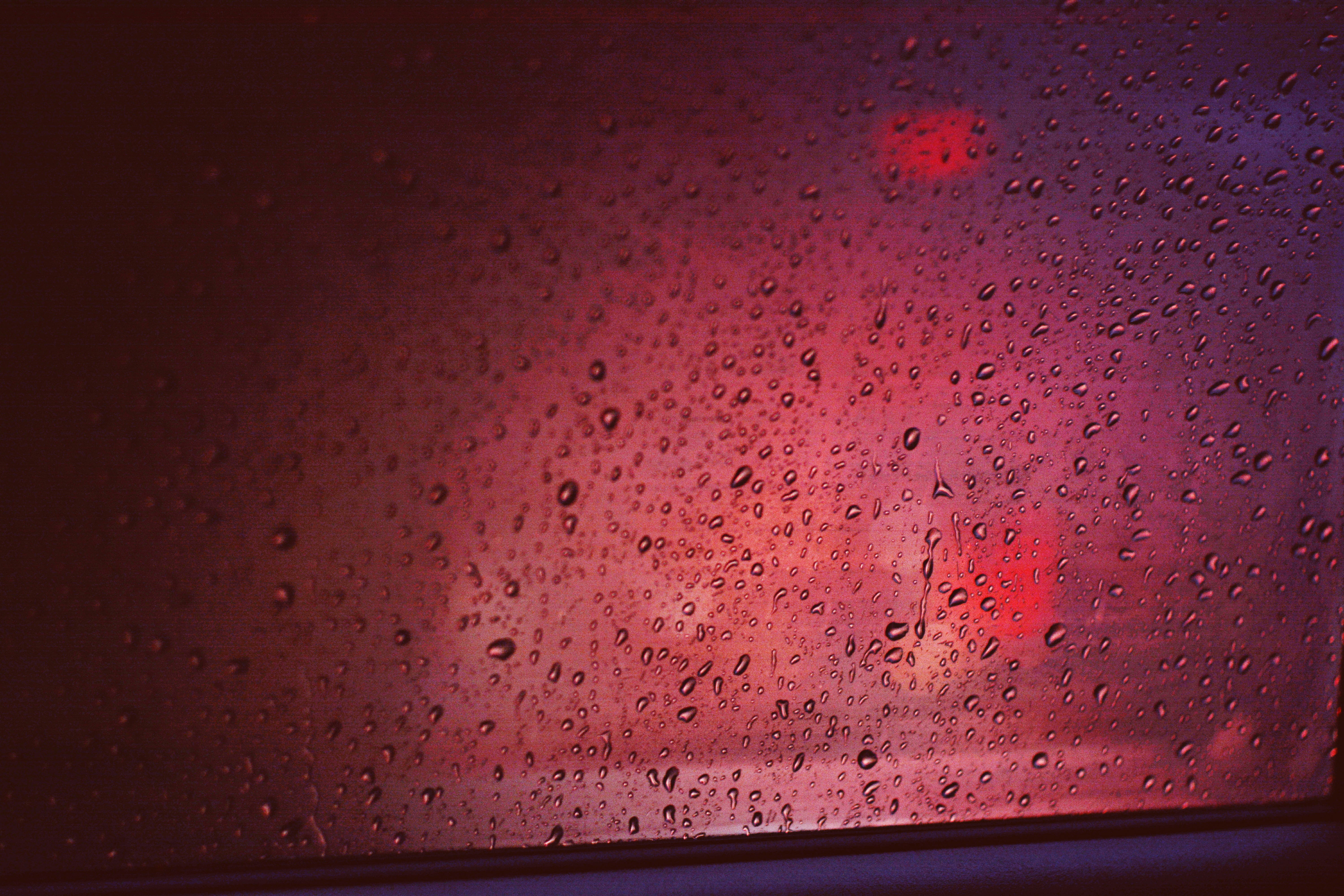 background, transparent, raindrop, street light, vsco, streetscape, streetphotography, red, street, night, window, light, glass - material, close-up, water, HD Wallpaper