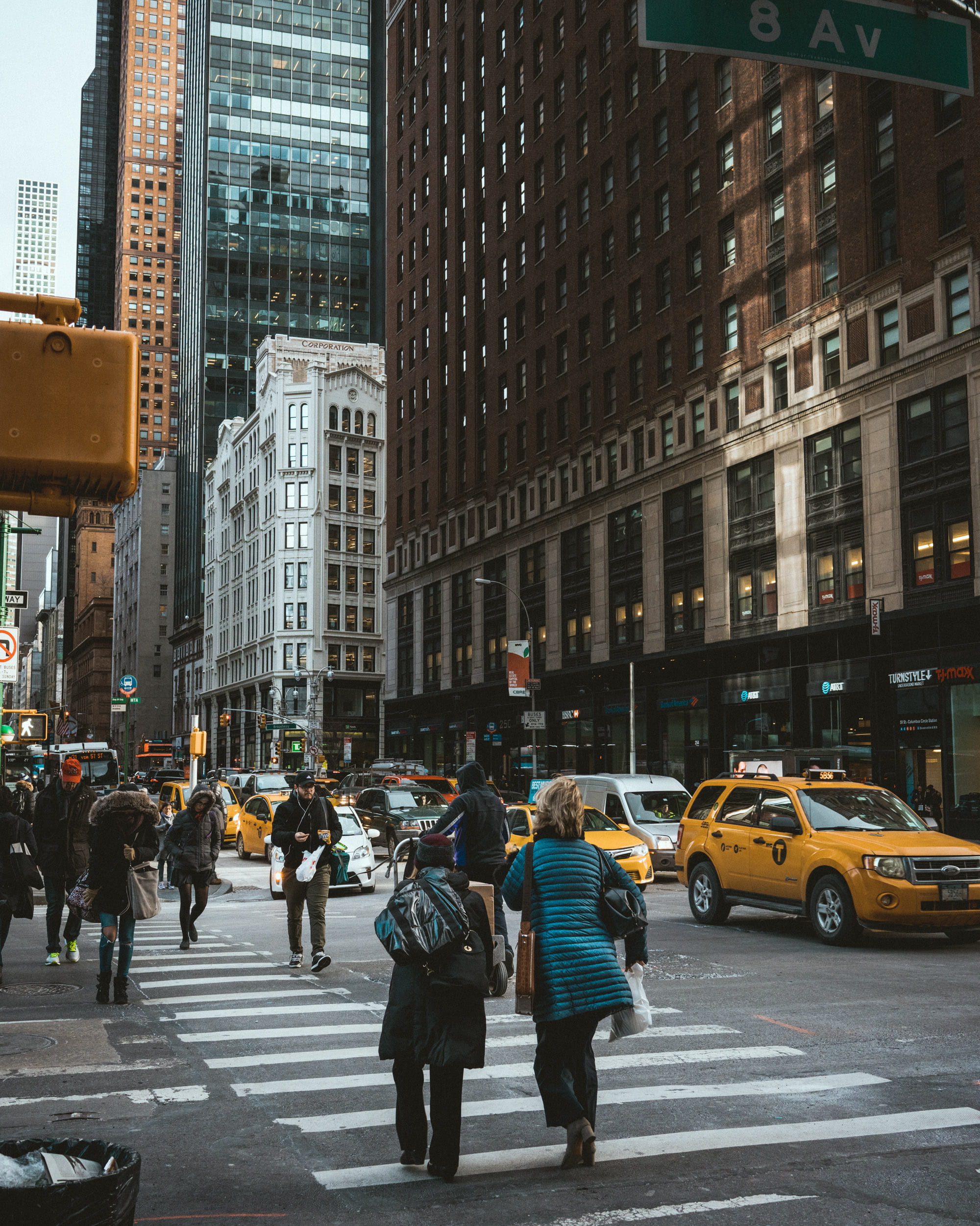 lane, pedestrian, outdoors, person, crosswalk, crossing, car, city life, road, skyscraper, pedestrial, across, office building exterior, transportation, Phone HD Wallpaper