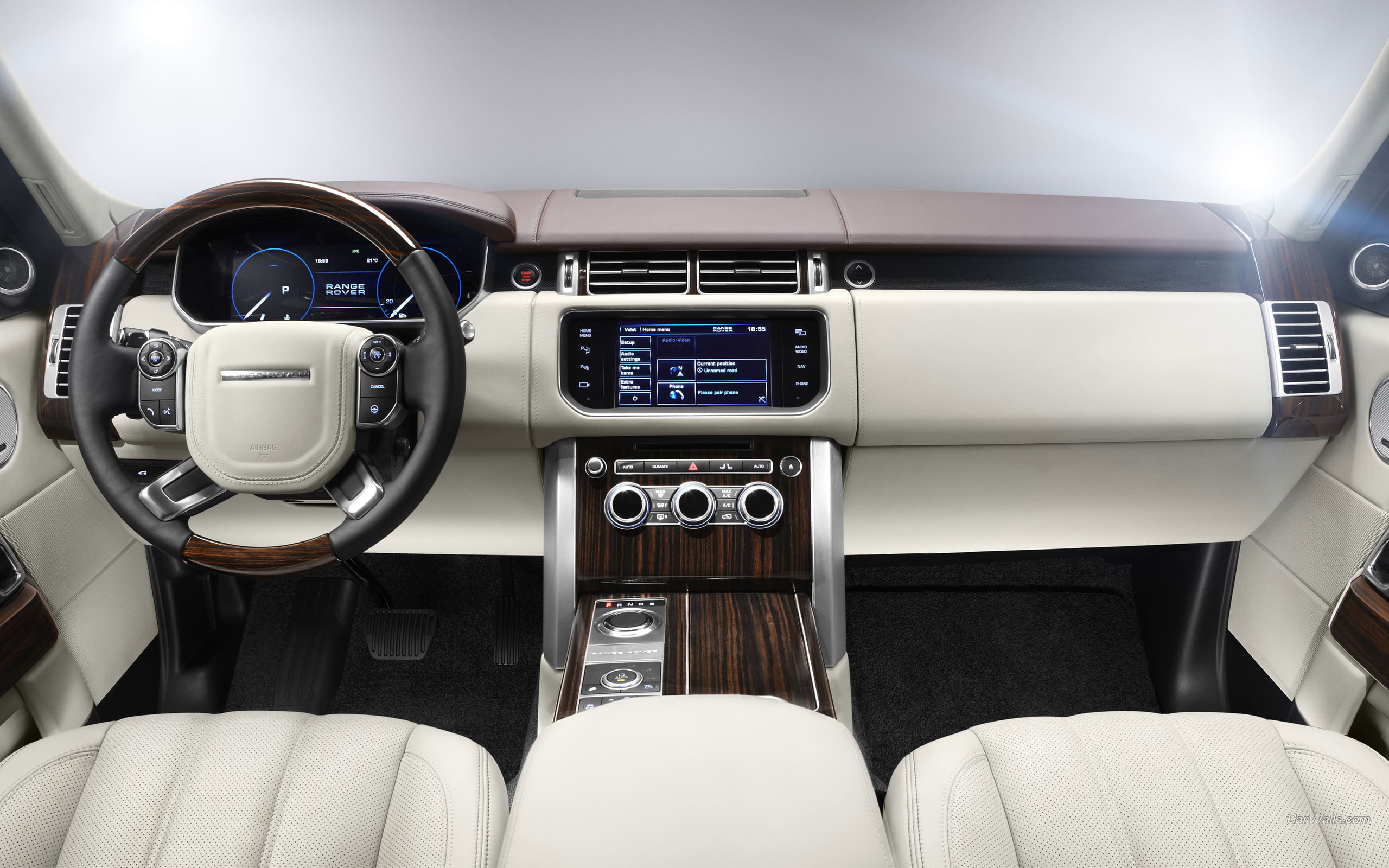 rover, interior, range, 2K, hd, cars, suv, HD Wallpaper
