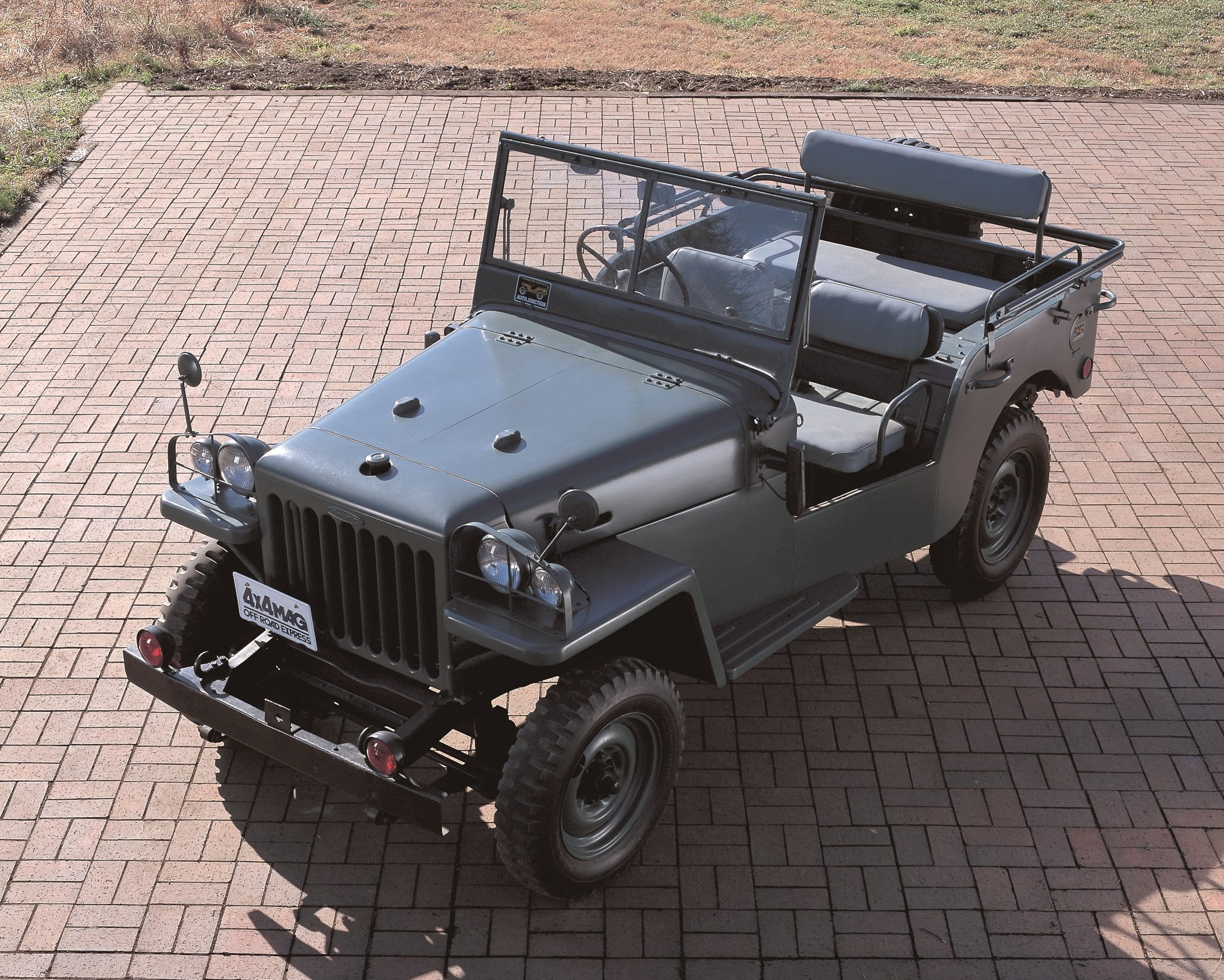 4x4, toyota, suv, military, retro, jeep, 1951-54, b-j, 1080P, HD Wallpaper