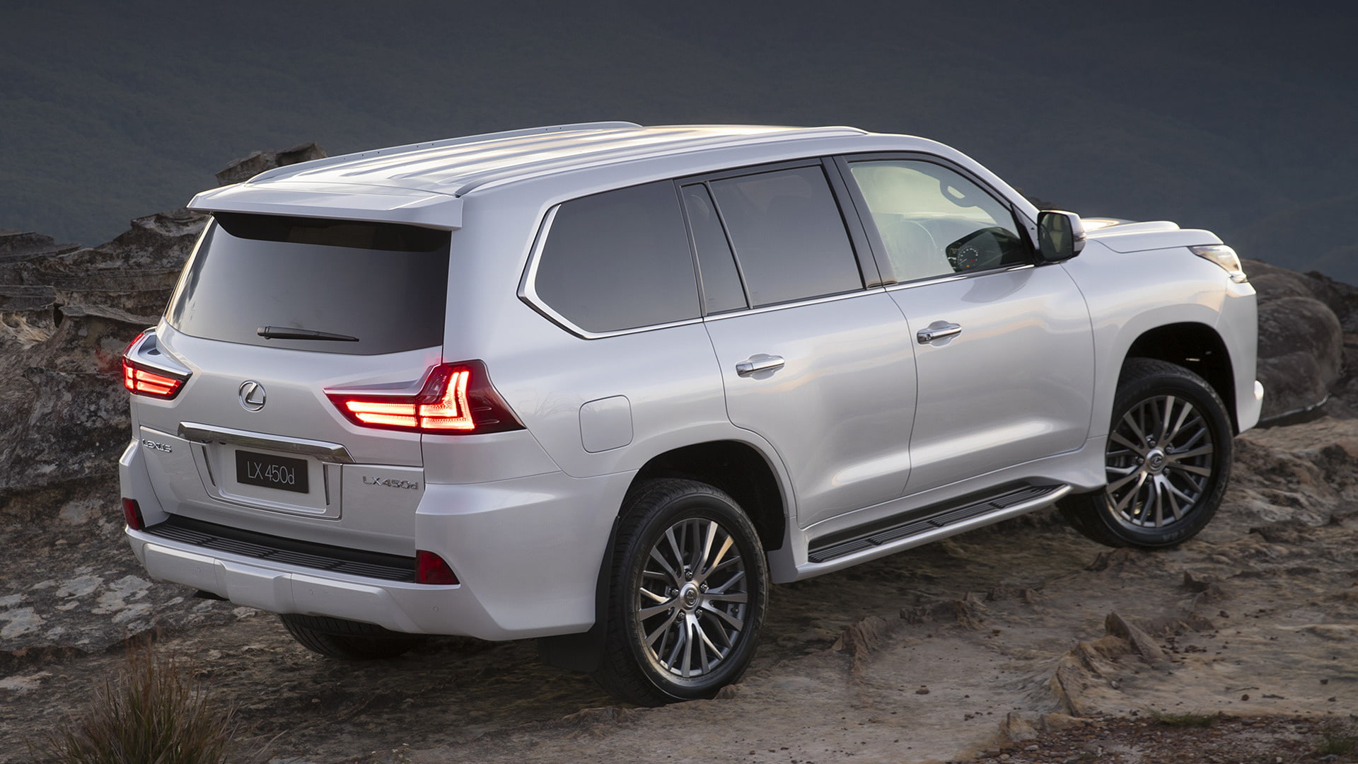 Luxury Car, Lexus, Silver Car, Lexus LX 450D, Car, Full-Size Car, SUV, 1080P, HD Wallpaper