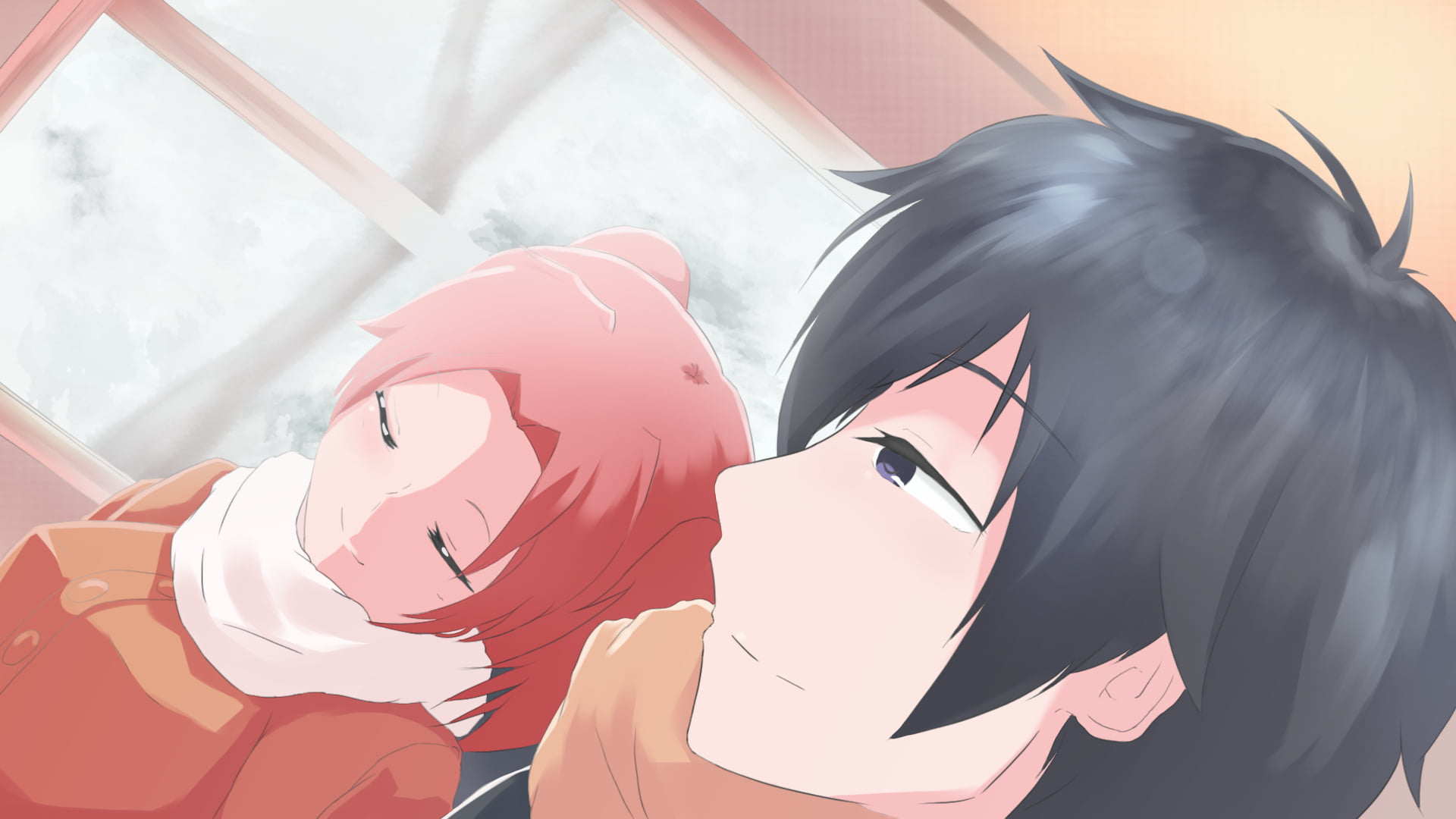 Anime, 1080P, Engaged to the Unidentified, Hakuya Mitsumine, Kobeni Yonomori, HD Wallpaper