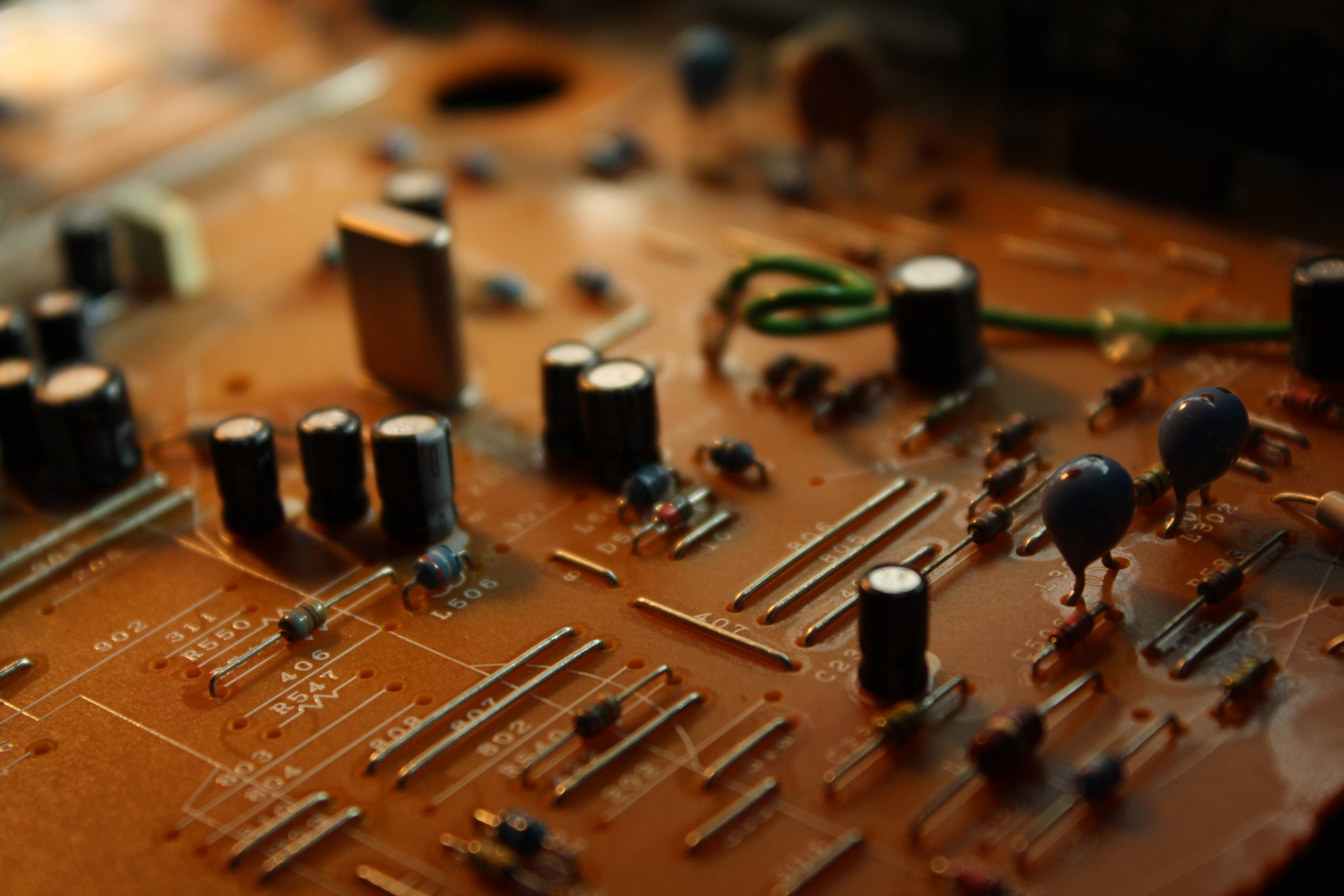 high angle view, knob, brown, disruption, mixing, selective focus, 4K, studio, isärplockad, open, electronics, music, close-up, technology, recording studio, HD Wallpaper