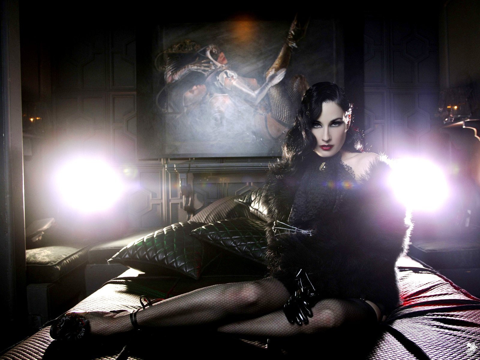 females, model, glam, von, teese, costume, designer, sexy, dancer, women, babes, burlesque, actress, 720P, dita, HD Wallpaper
