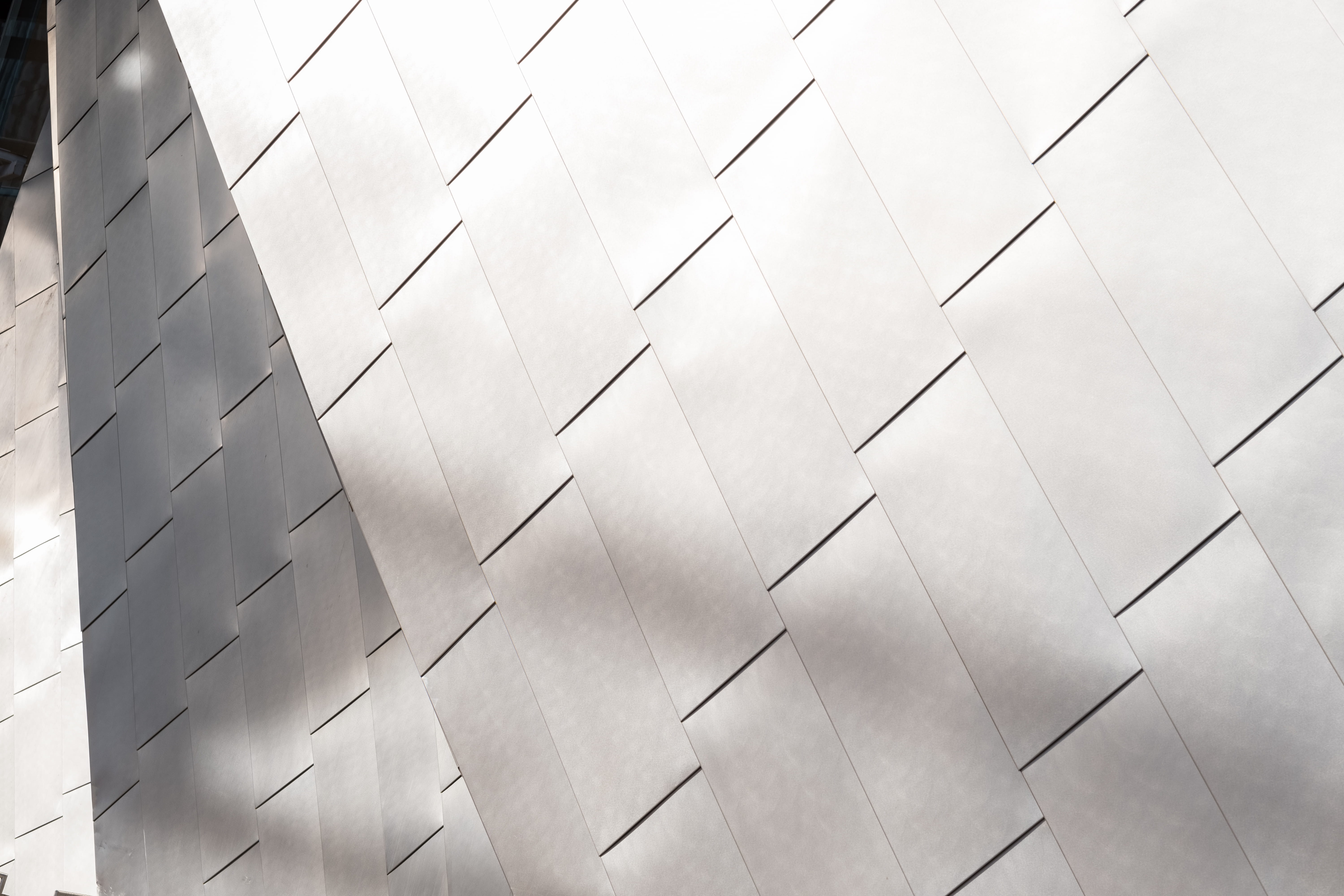 surface level, downtown, 5K, steel, united states, abstract, cities, indoors, city, textured, full frame, alloy, gray, grid, design element, no people, HD Wallpaper