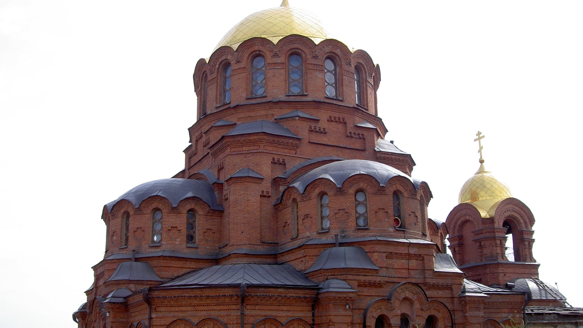 christianity, cultures, orthodox Church, religion, outdoors, low angle view, spirituality, cathedral, monastery, brown, building, history, castle, built Structure, HD Wallpaper