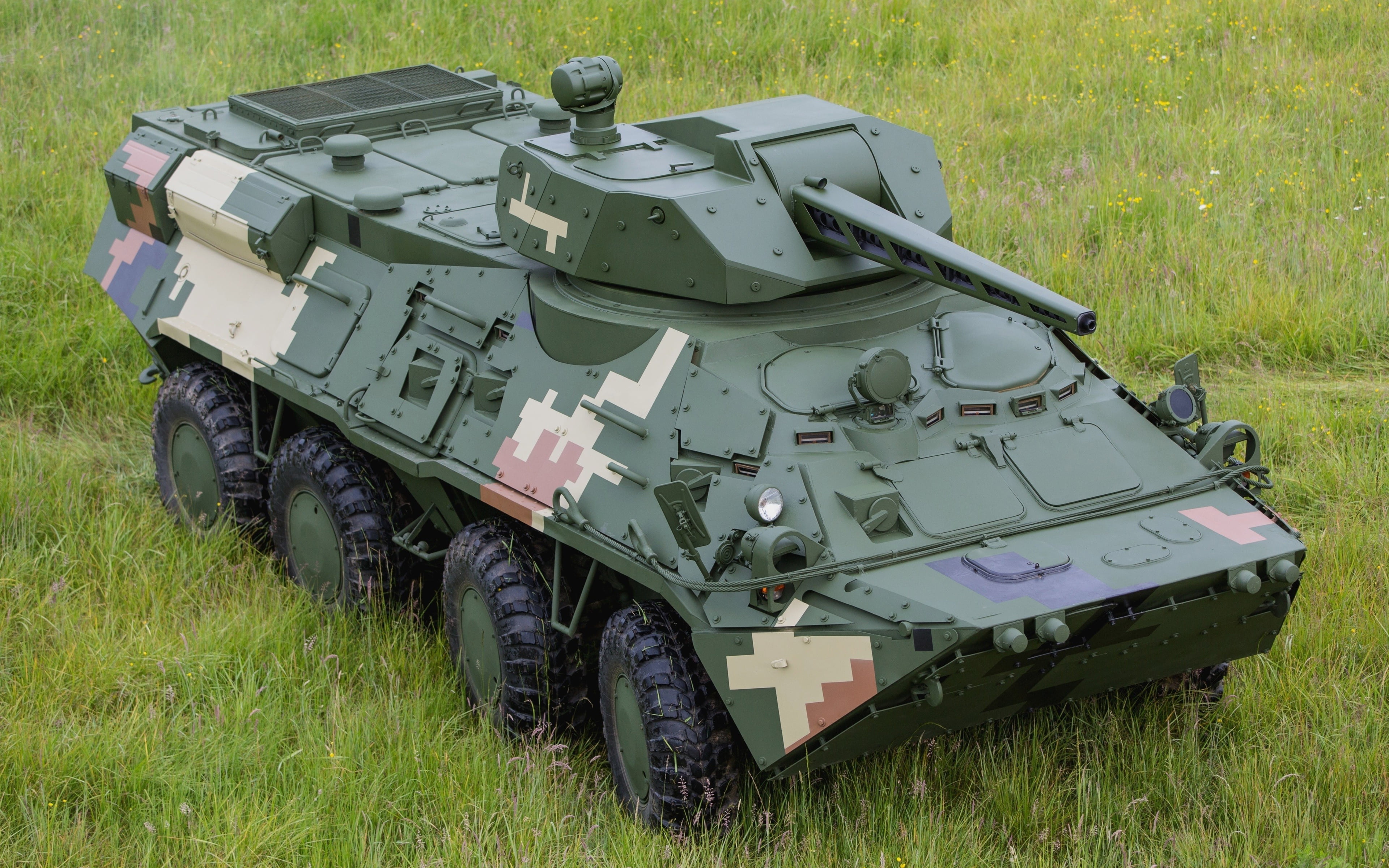 4K, BTR-3E, OKB imeni Morozova, Ukraine, CPWS-30, HD Wallpaper