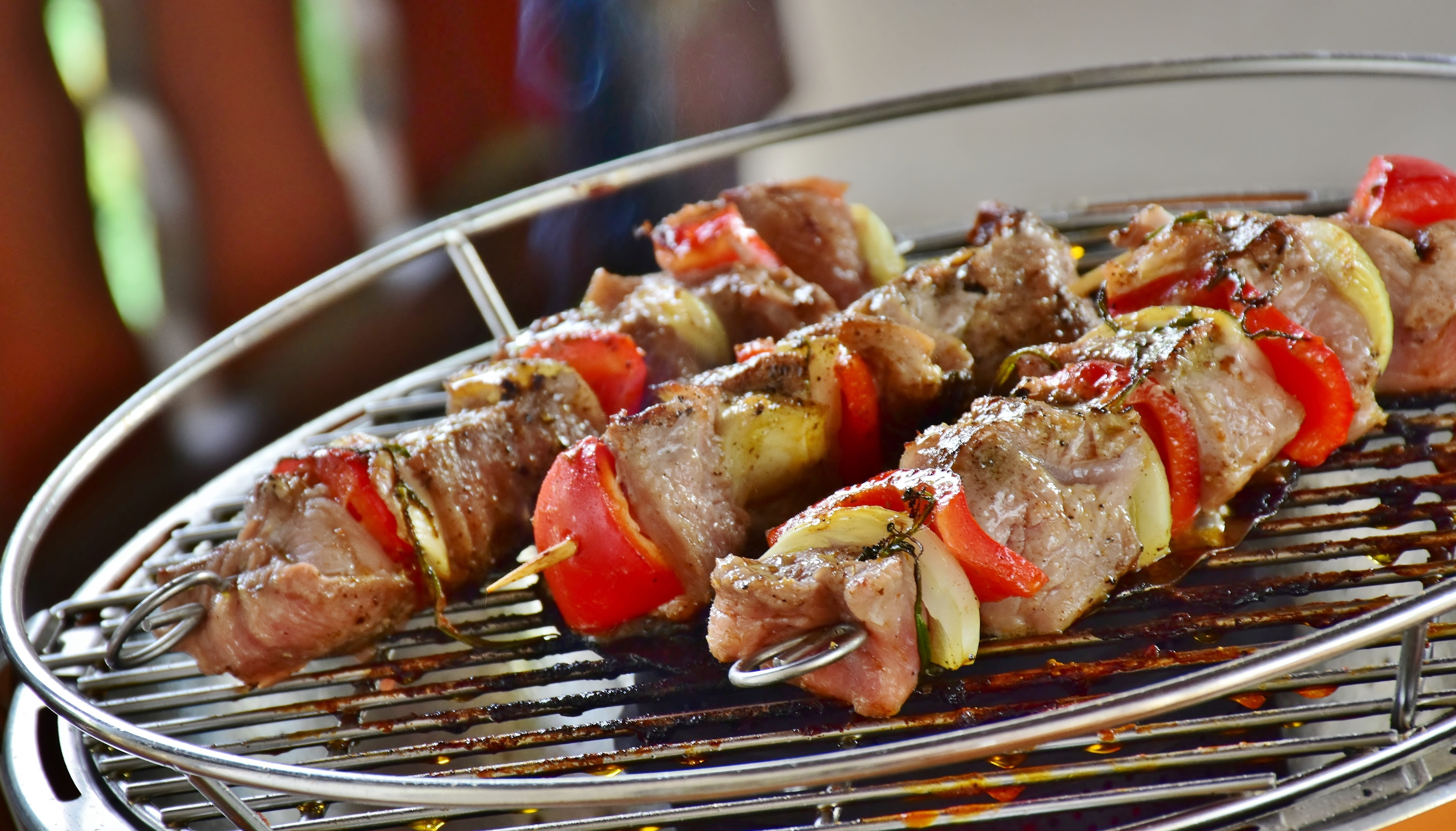 eat, chopsticks, grill, embers, skewer, chinese food, meat skewer, benefit from, silver, delicious, pork, frisch, tasty, bbq season, grill party, meat, HD Wallpaper
