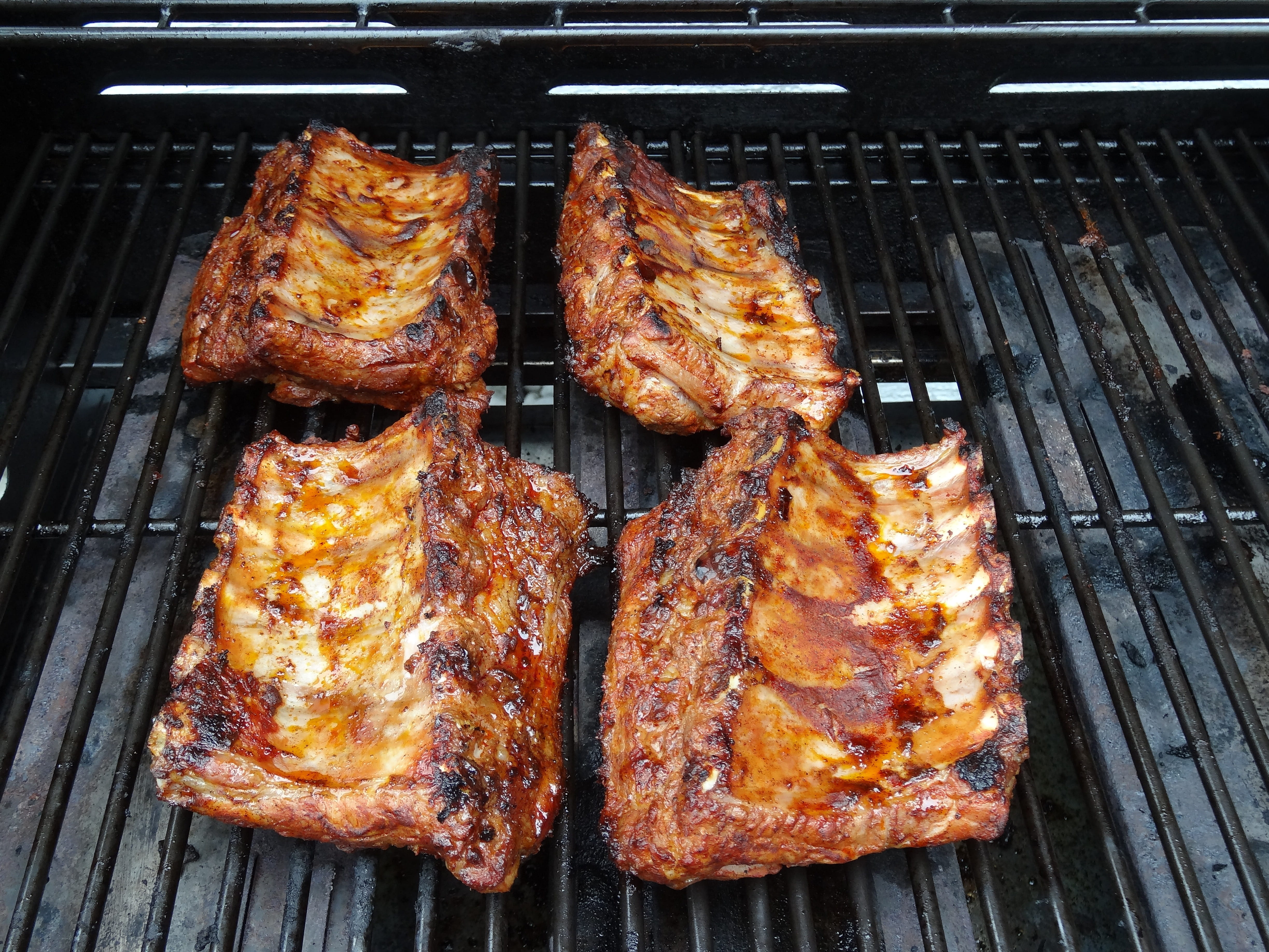 metal, tasty, food, grilled, meal, day, Spare Ribs, barbecue, rib, freshness, Meat, gourmet, food And Drink, steak, sparerips, summer, beef, high angle view, HD Wallpaper