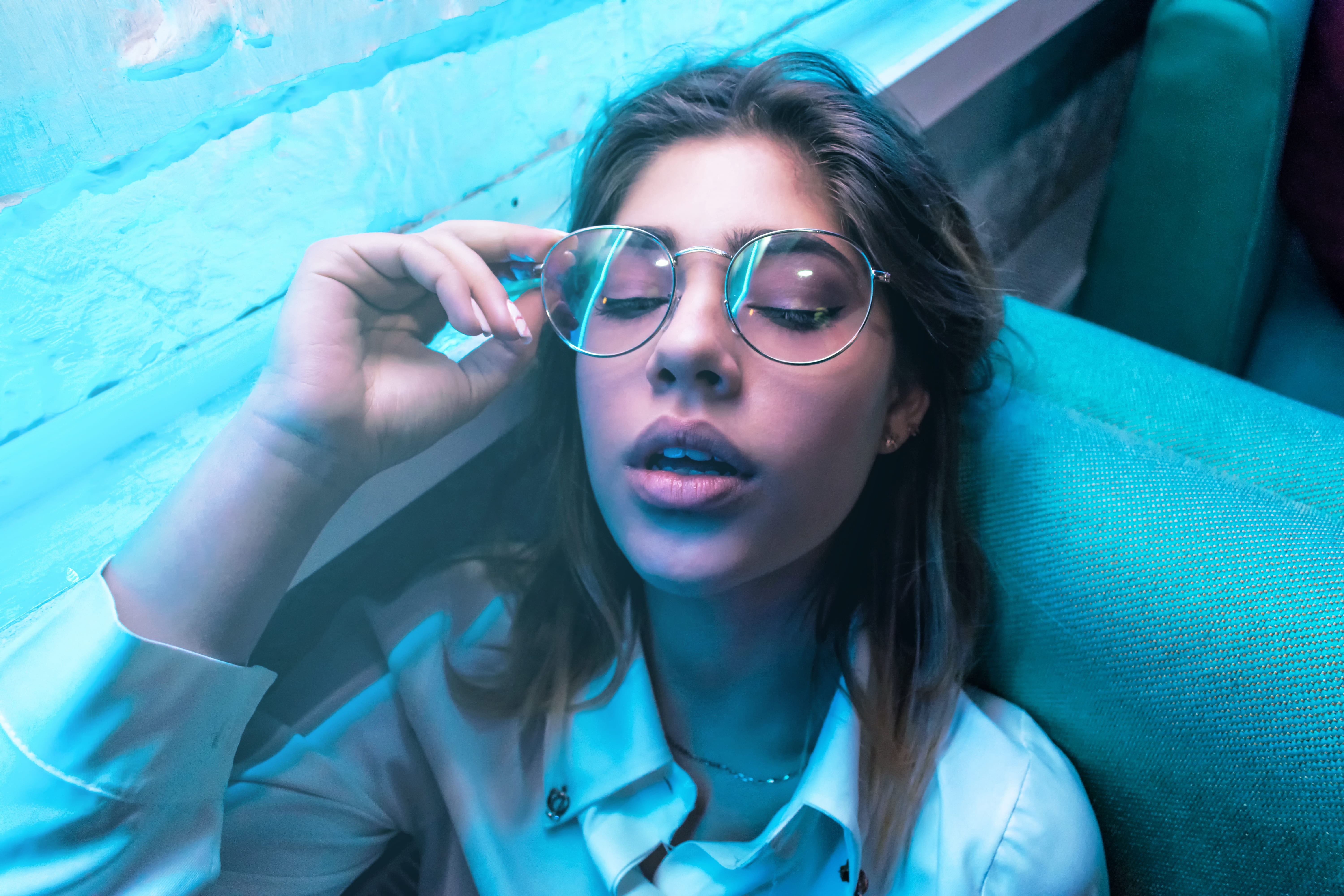 headshot, beautiful, face, swimming pool, hairstyle, real people, sunglasses, girl, one person, leisure activity, glasses, young women, light, eyeglasses, HD Wallpaper
