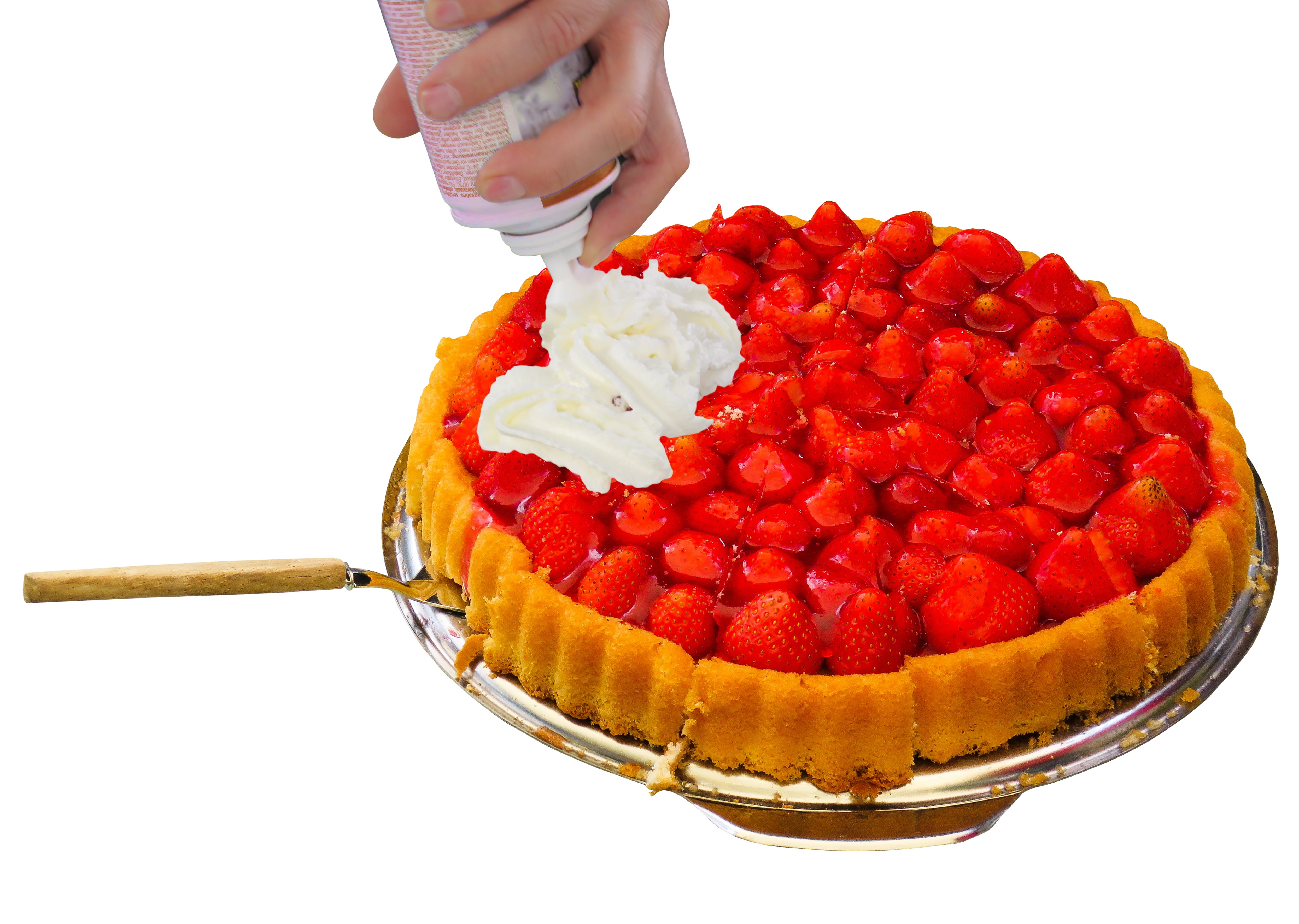 round, Strawberries, food and drink, body part, indoors, white background, spray, temptation, healthy eating, celebration, dessert, ready-to-eat, red, freshness, HD Wallpaper