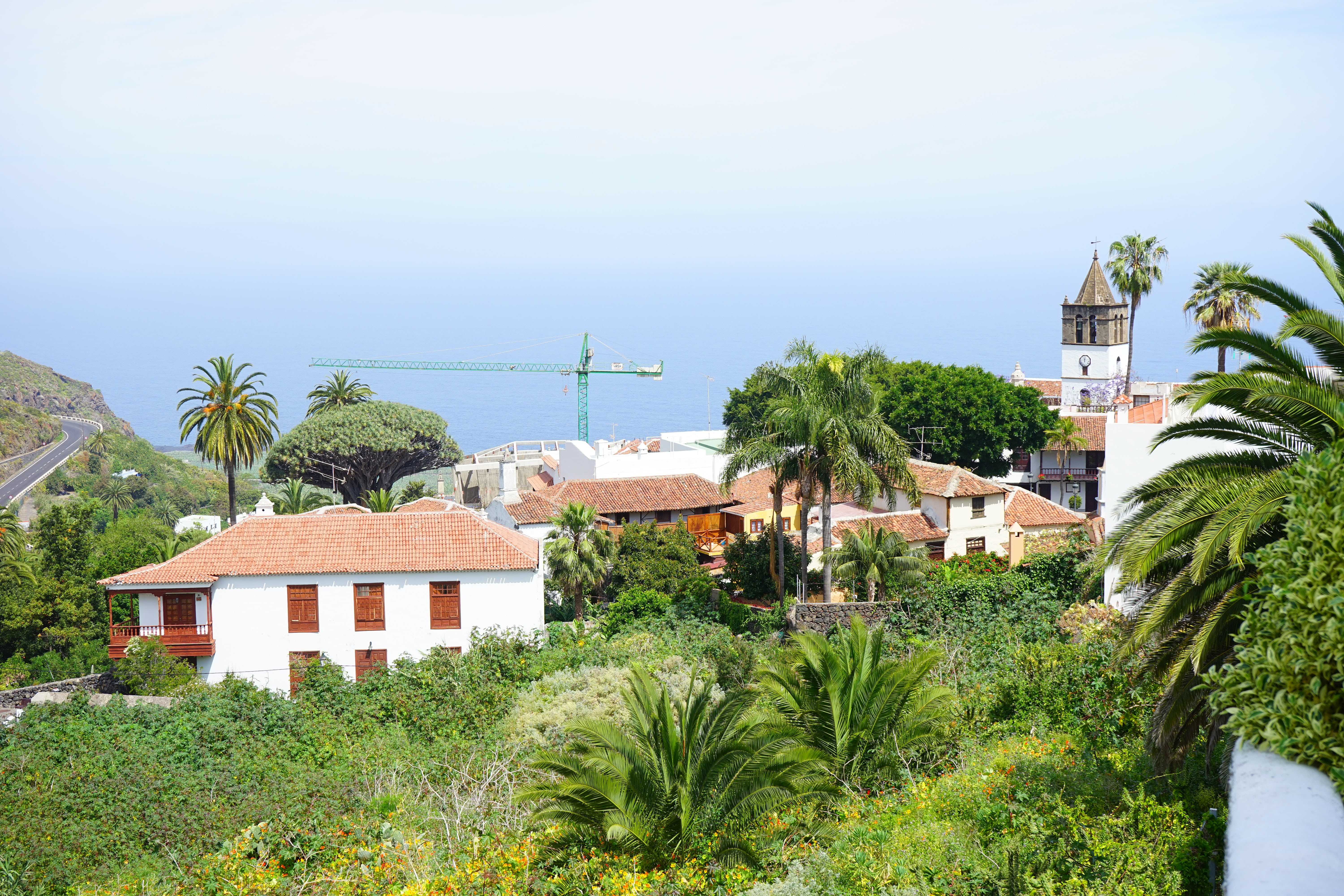 luxury, bergdorf, icod de los vinos, el drago, plant, travel destinations, roof tile, built structure, building, no people, sky, canary islands, village, HD Wallpaper