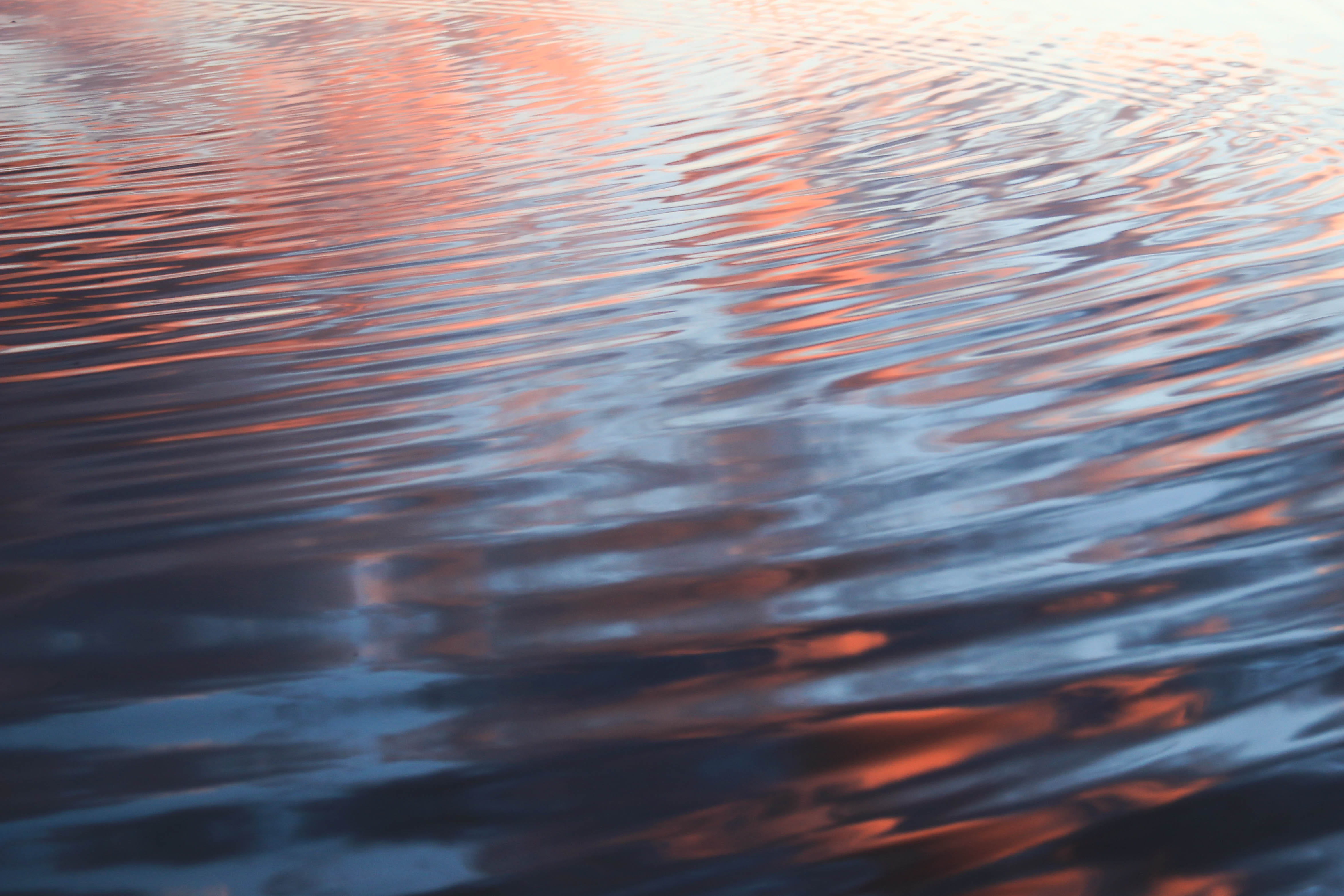 pattern, outdoors, selective focus, concentric, rippled, backgrounds, colors, colours, nature, blurred motion, wave pattern, contrast, 4K, lake, blue, HD Wallpaper