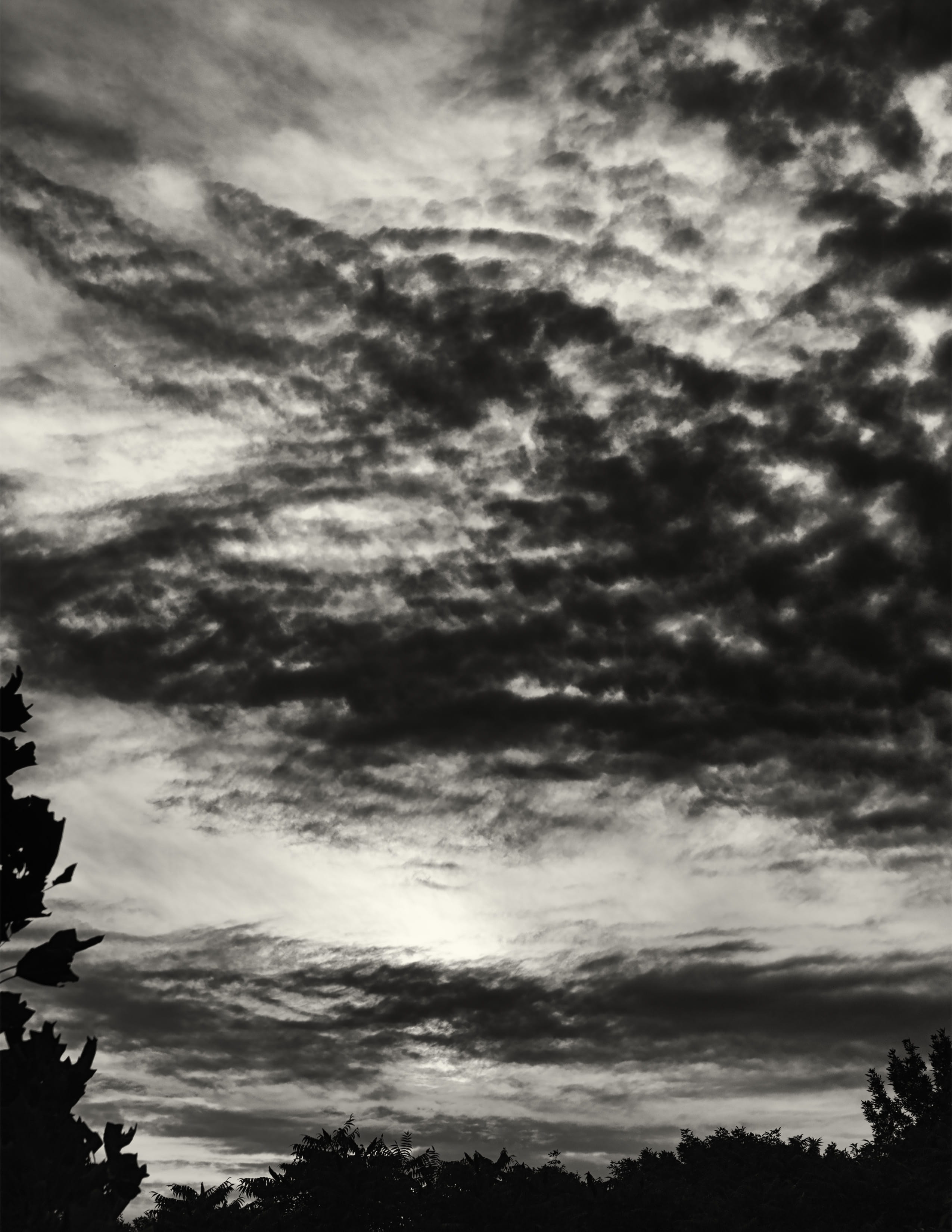 iowa, overcast, united states, suburban neighborhood, low angle view, tranquility, sunset, plant, sky, cloud - sky, no people, clouds, storm, outdoors, Phone HD Wallpaper