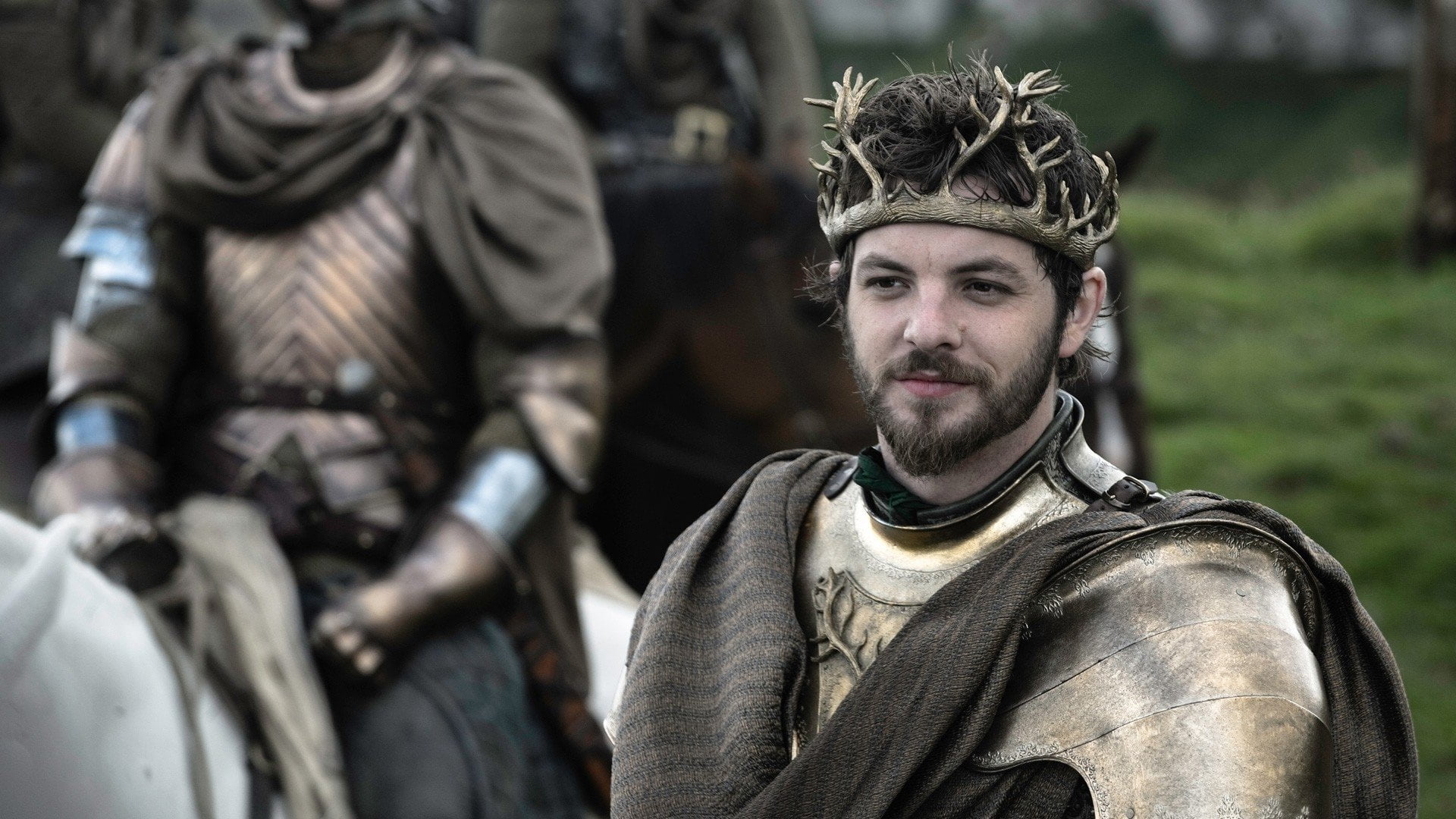men, Gethin Anthony, hairstyle, clothing, TV Show, adult, people, young adult, young men, Renly Baratheon, beard, outdoors, facial hair, two people, day, HD Wallpaper