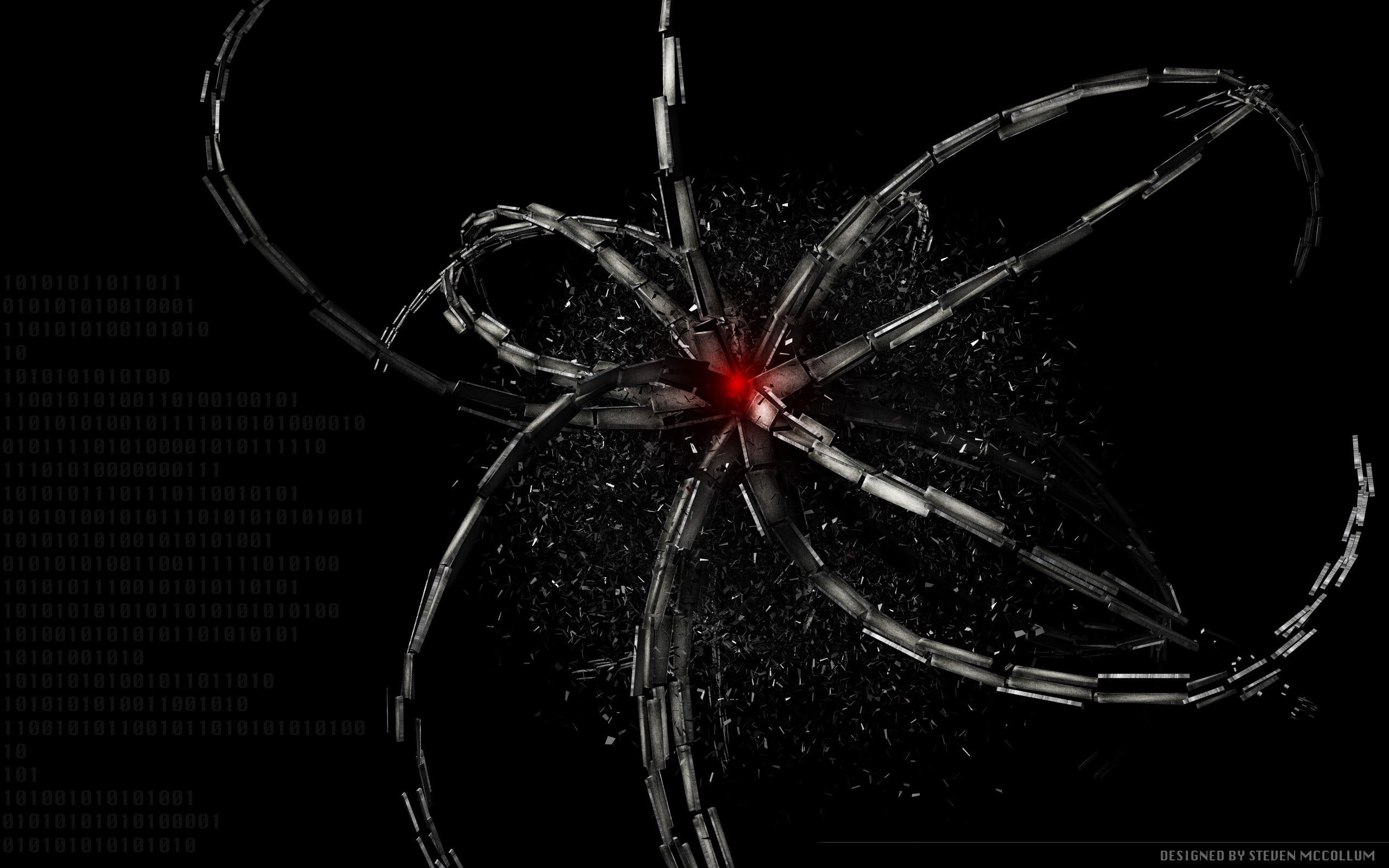 red, geometric shape, black background, metal, glass - material, broken, vulnerability, transparent, pattern, spider, connection, night, abstract, HD Wallpaper