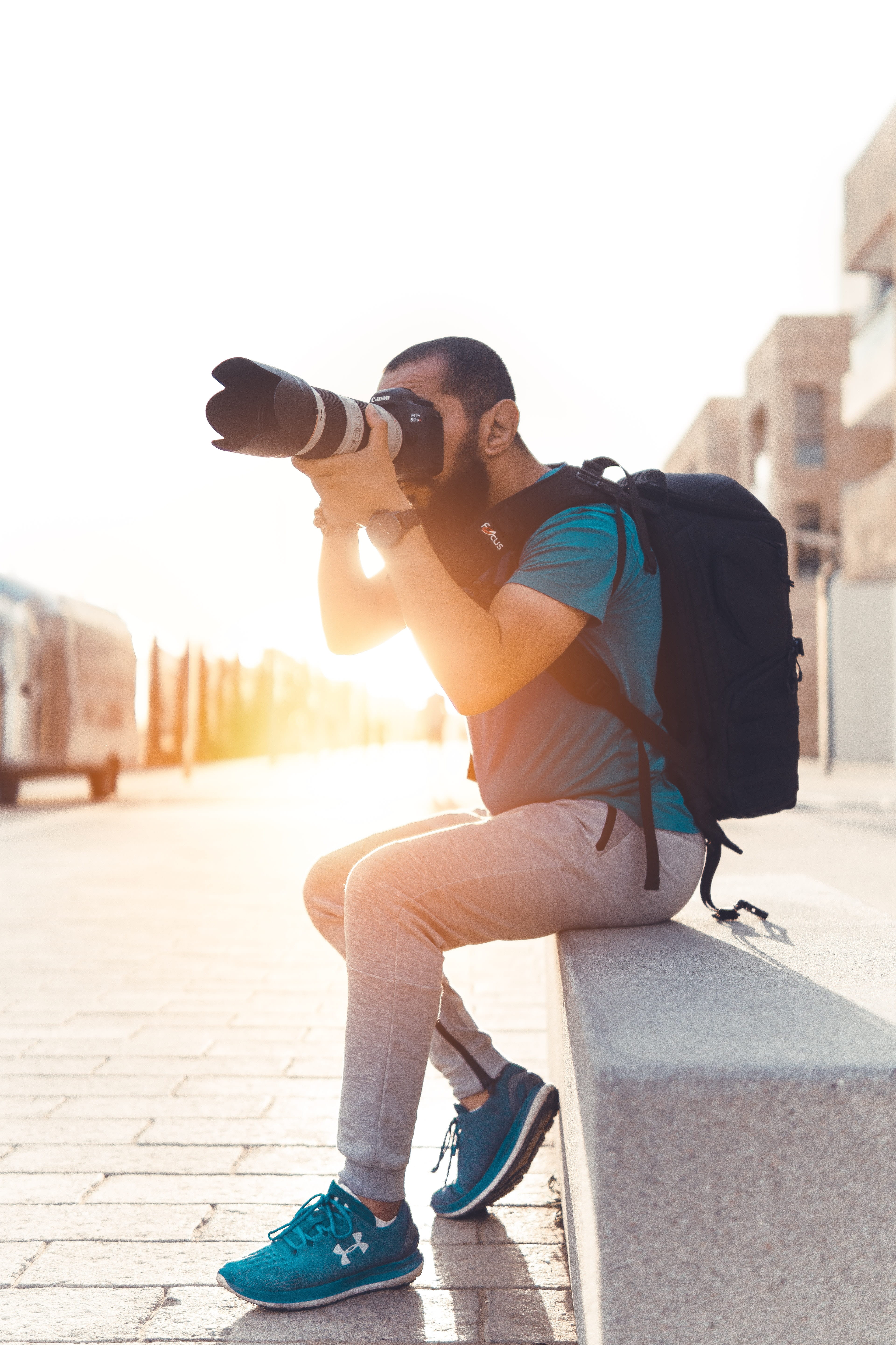 person, canon, dslr, standing, healthy Lifestyle, urban Scene, young Adult, equipment, binoculars, vacations, holding, adventure, one Person, looking At View, Phone HD Wallpaper