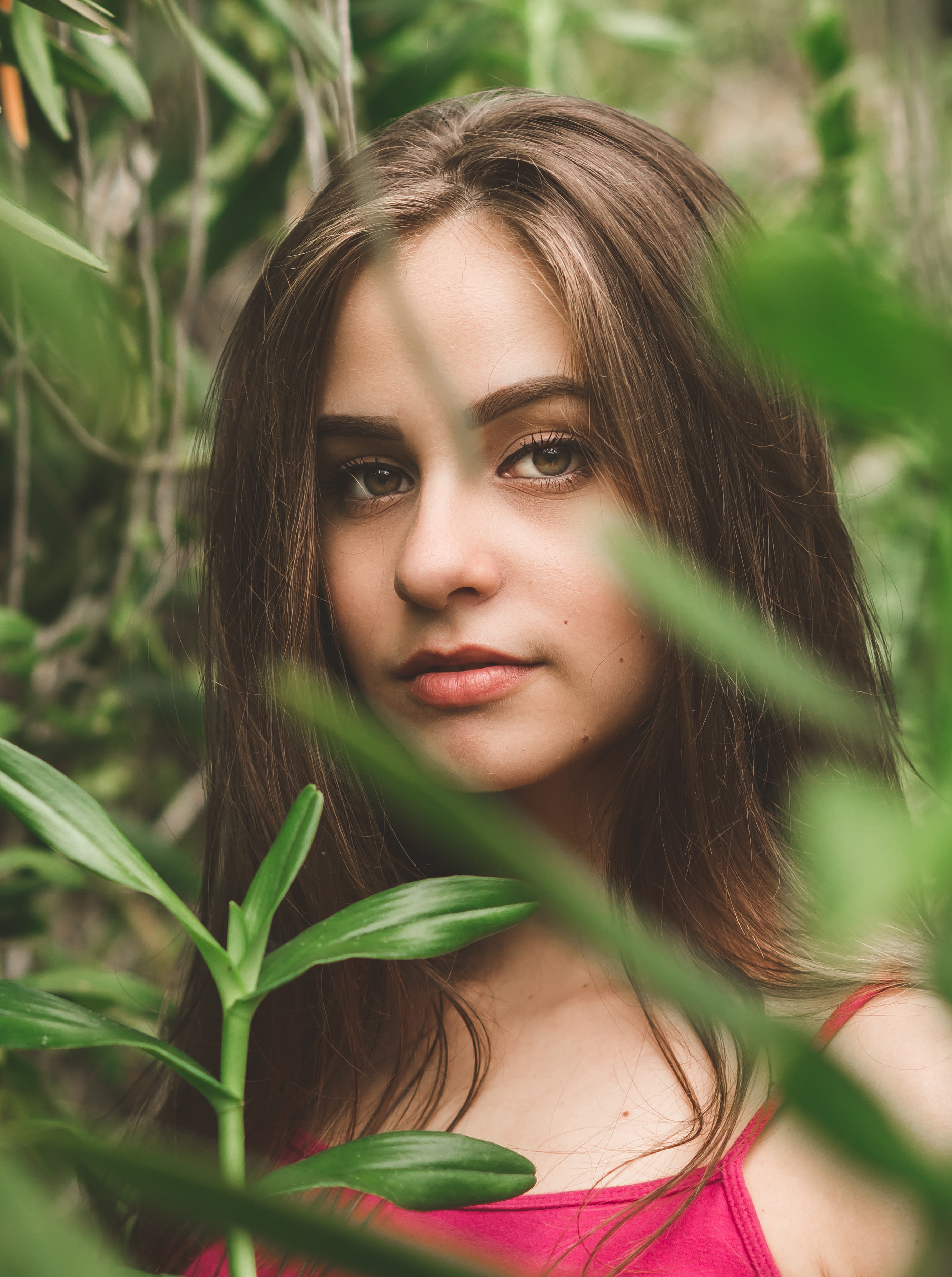 one person, real people, front view, outdoors, focus, hair, portrait, top, 2K, day, photo, young women, long hair, behind, hairstyle, young adult, wearing, Phone HD Wallpaper
