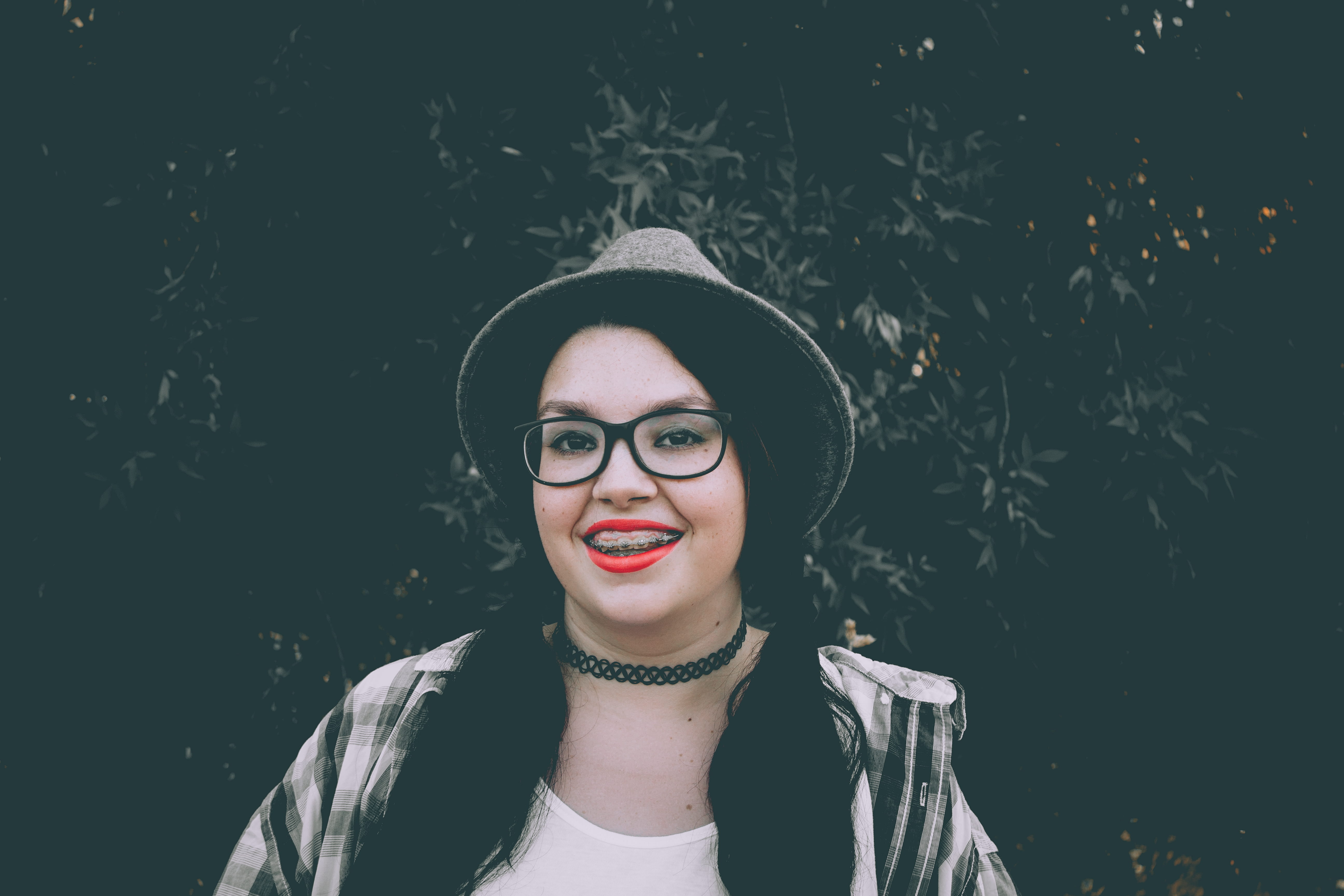 near, women, looking at camera, adult, front view, photography, selective, headshot, people, person, grass, lipstick, beautiful woman, real people, smiling, HD Wallpaper