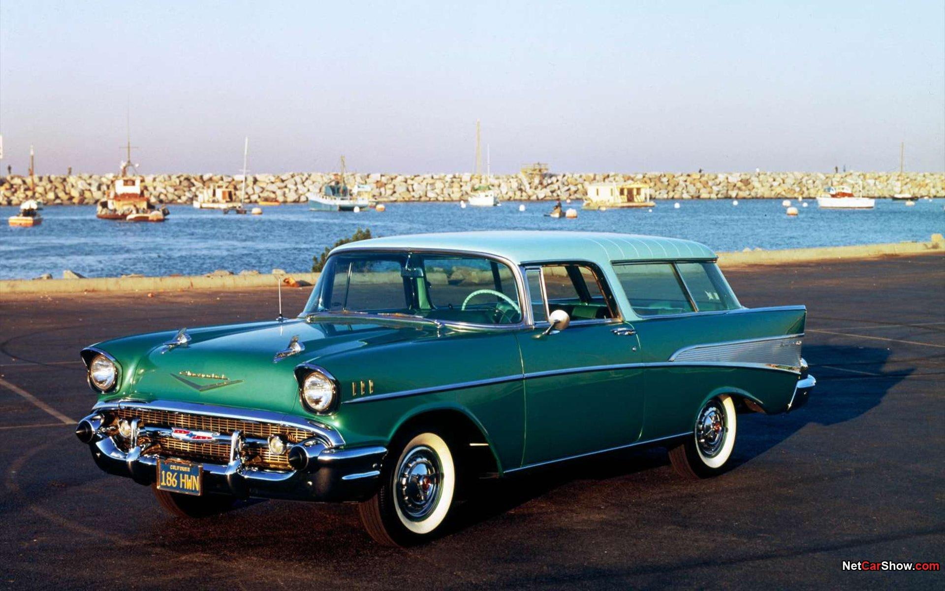chevy, 1080P, cars, 1957, nomad, HD Wallpaper