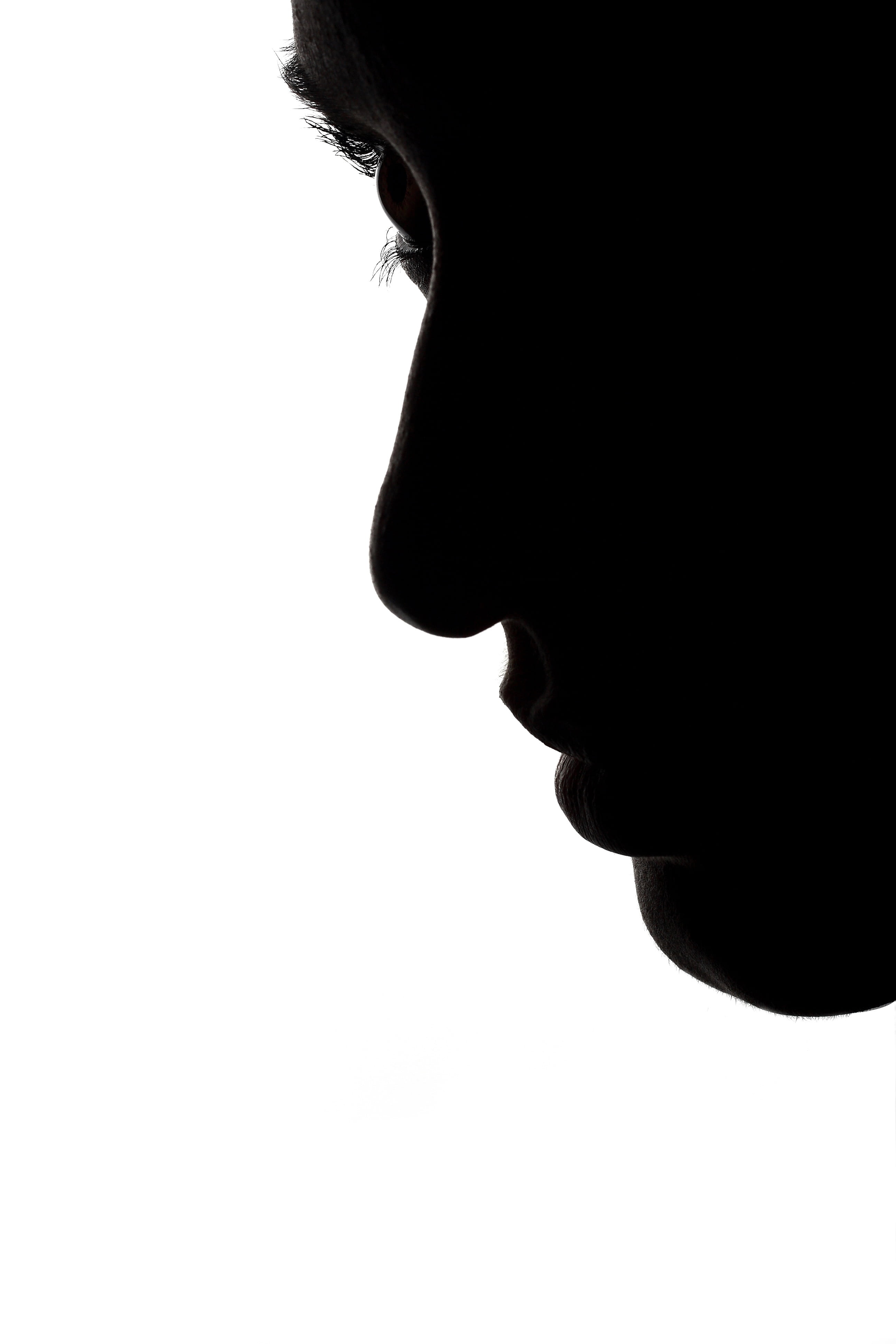 women, human face, person, real people, headshot, model, look, adult, close-up, human body part, silhouette, child, people, human, black, loneliness, looking, Phone HD Wallpaper