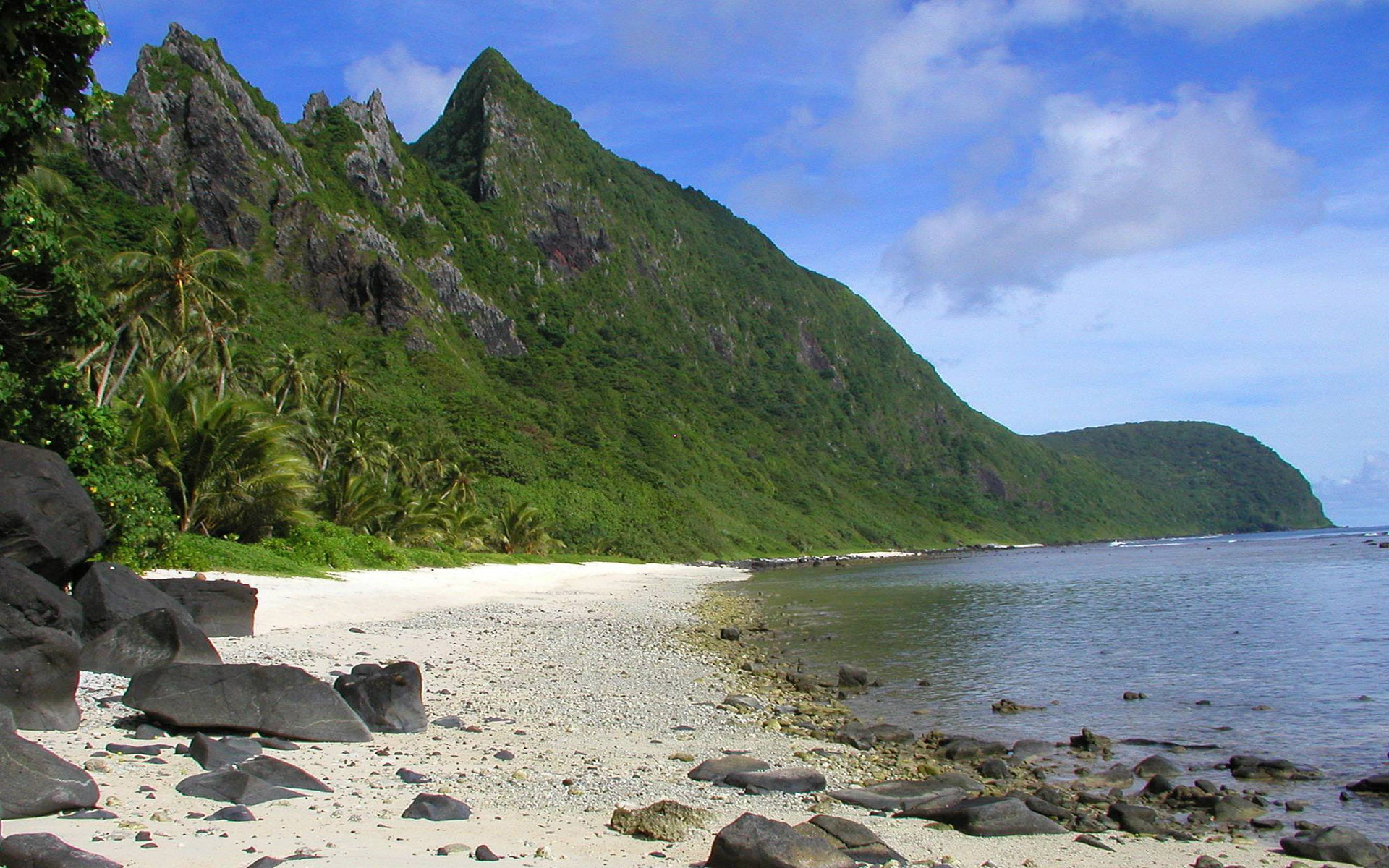 american, park, 1080P, samoa, beach, usa, national, ofu, HD Wallpaper