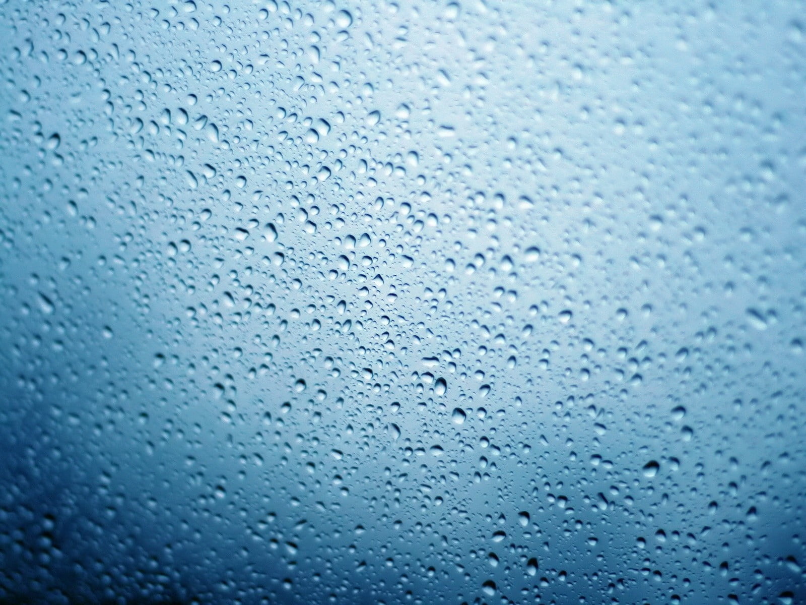 day, full frame, textured, rainy season, drop, blue, indoors, cold - Temperature, drops, pattern, reflection, surface, close-up, bubble, color Image, refreshment, HD Wallpaper