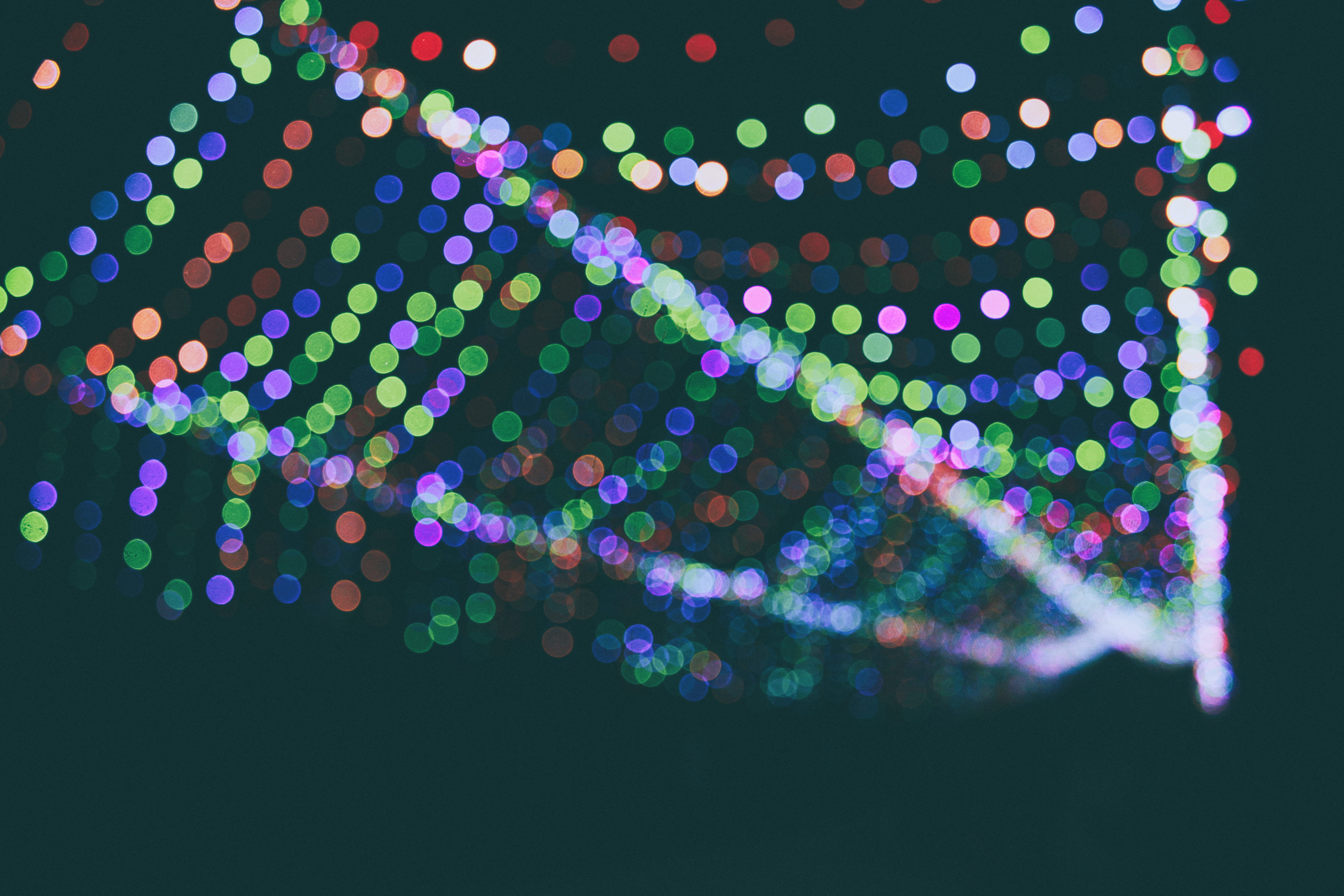 5K, glowing, illuminated, event, urban, geometric shape, boked, circle, christmas, party, nightlife, lighting equipment, night, light, light - natural phenomenon, HD Wallpaper