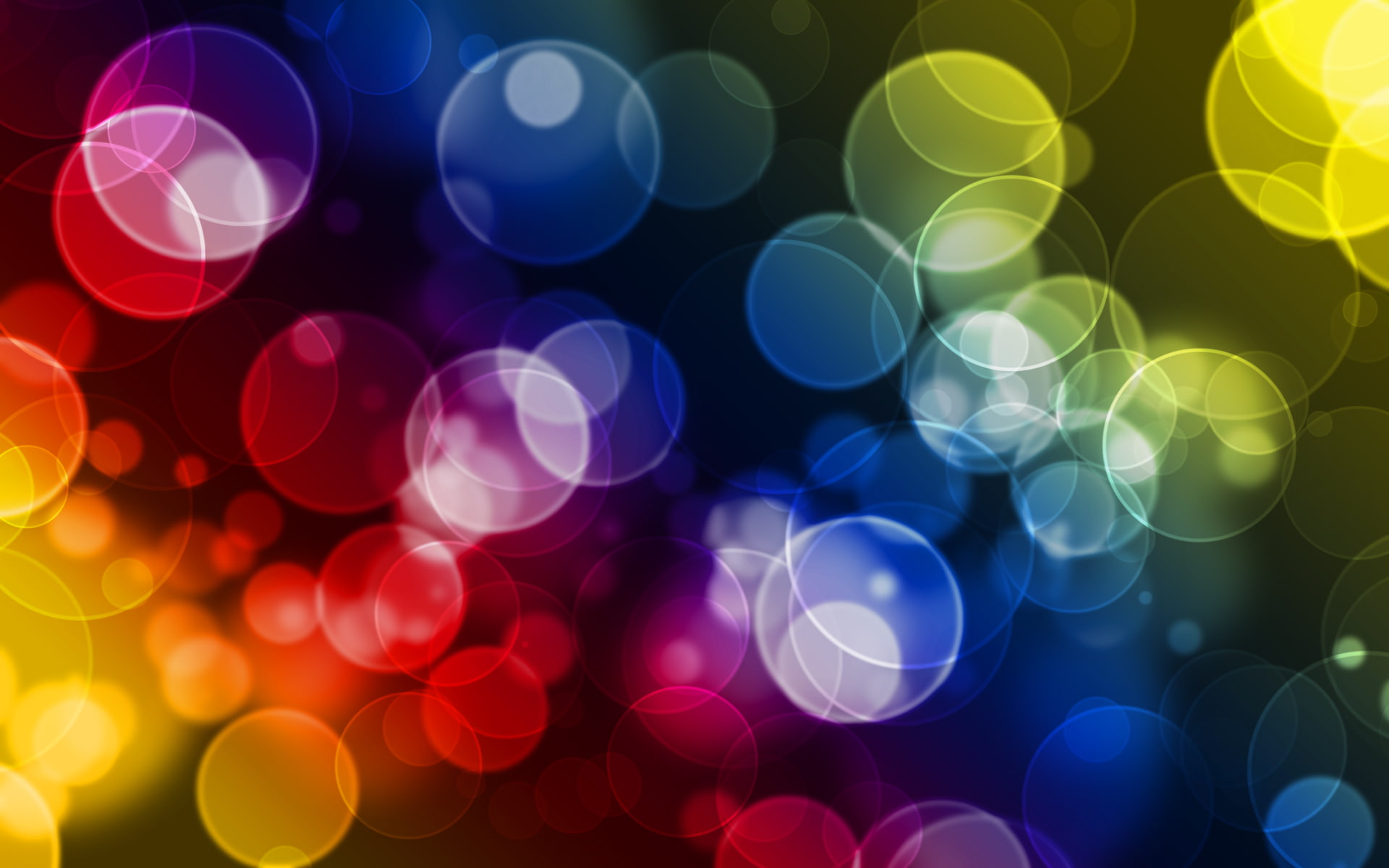 bokeh, circles, Boke, 1080P, HD Wallpaper