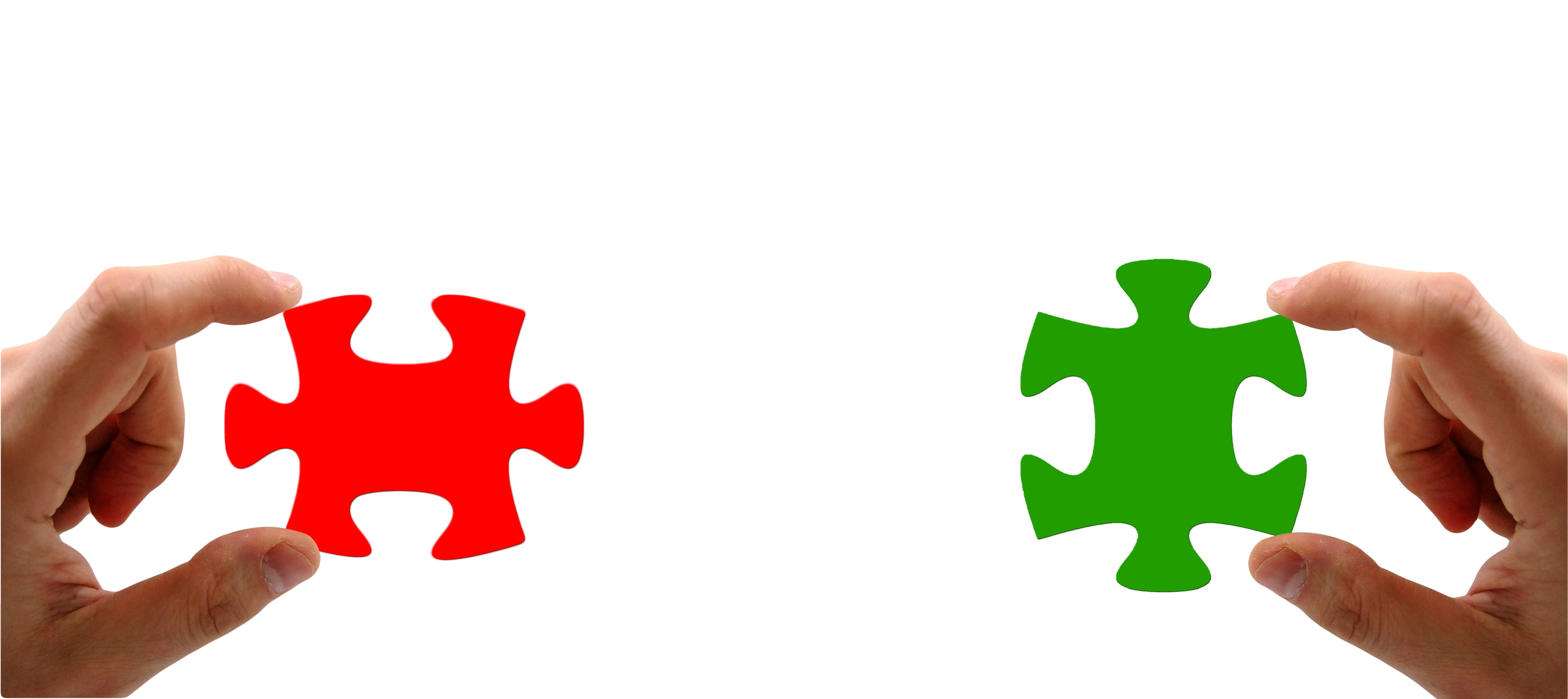 solution, business, cohesion, koorparativ, human limb, cut out, teamwork, unity, red, green, work with, match, jigsaw puzzle, copy space, white background, HD Wallpaper