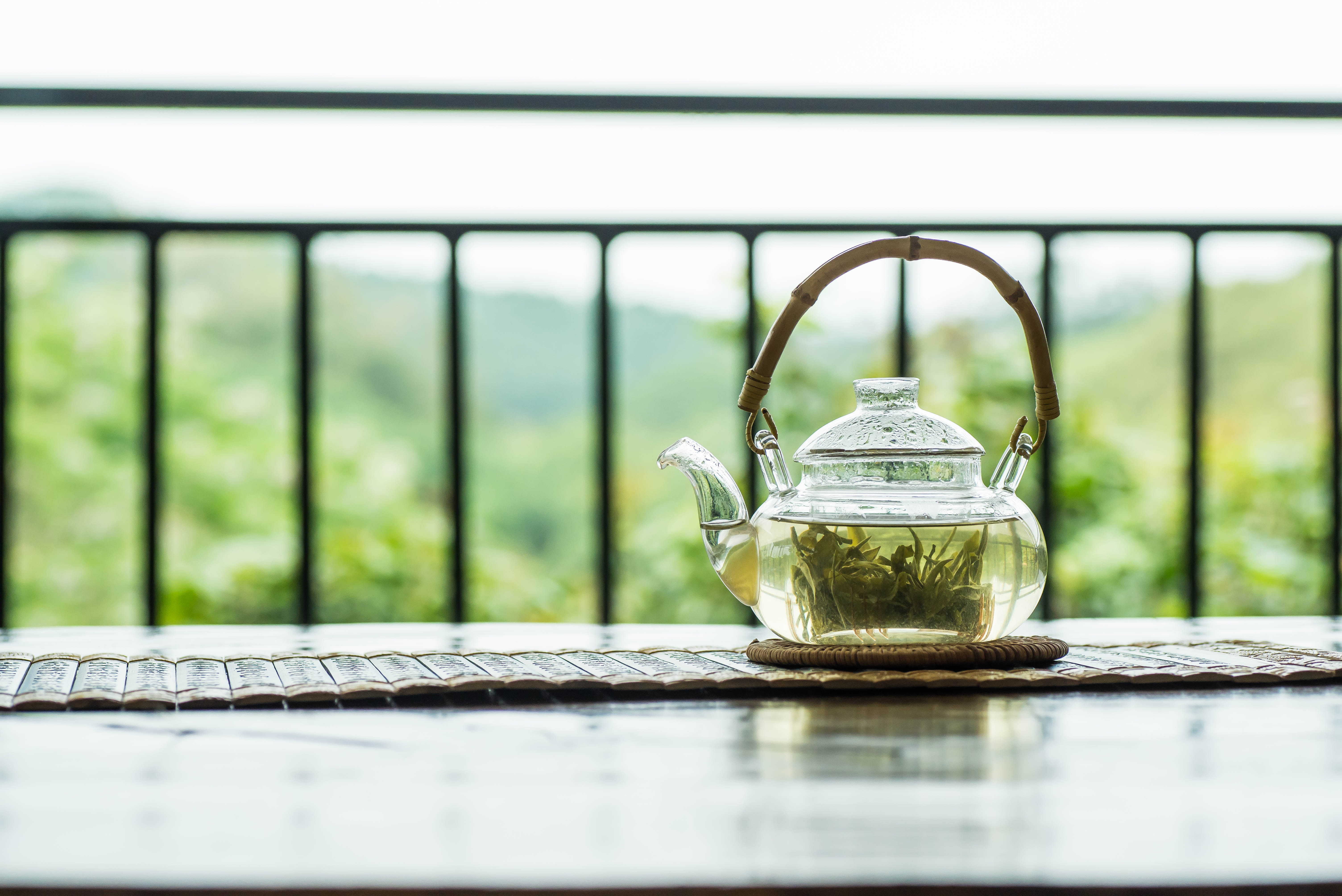 cloth, cup, outdoors, tea cup, tablet, table, day, round, brown, green, teapot, liquid, tea - hot drink, refreshment, mug, glass - material, tea, close-up, HD Wallpaper