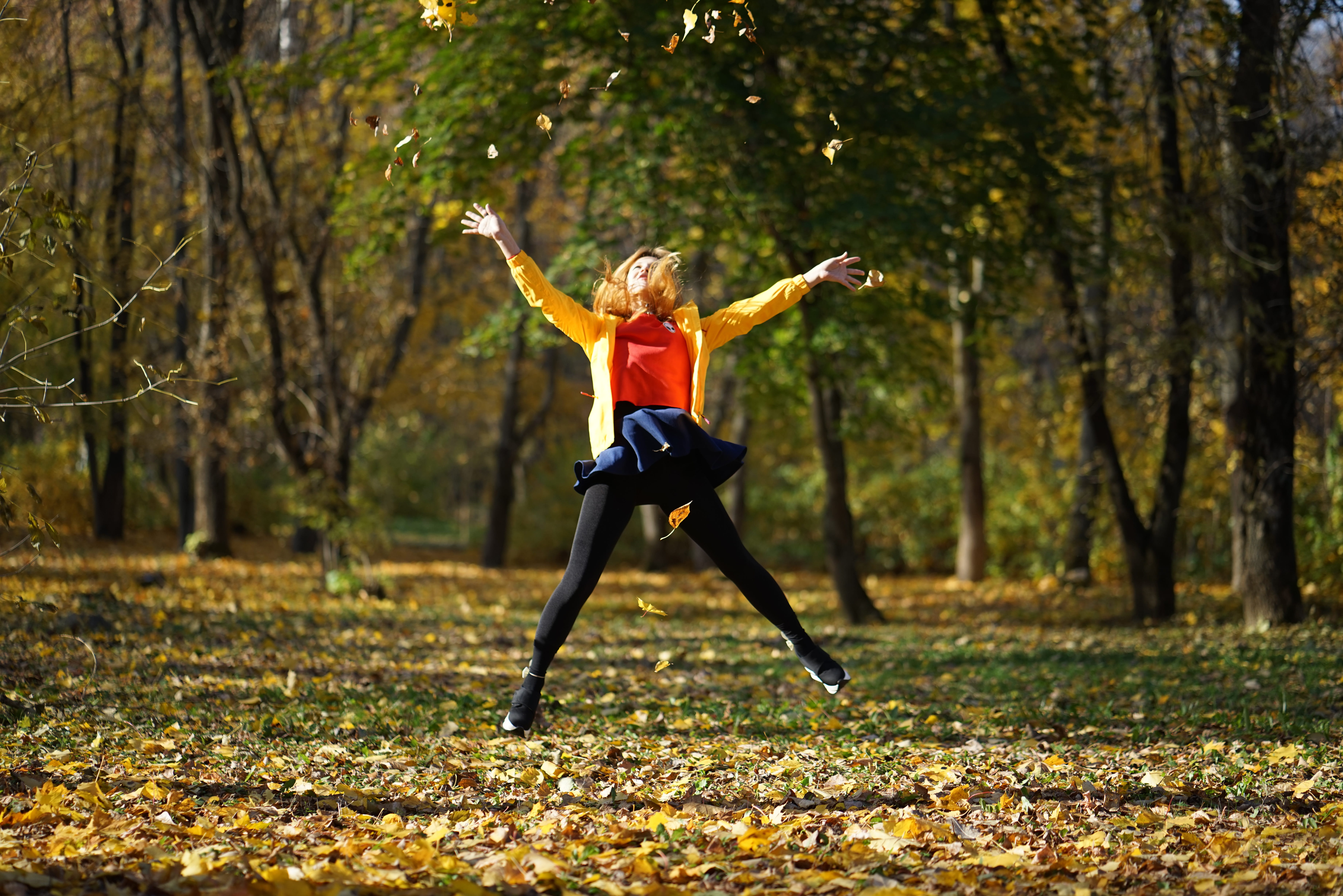 colorful, lifestyles, limb, park, mood, clothing, leaf, autumn, land, nature, forest, atmosphere, human arm, landscape, outdoors, in the fall of, healthy lifestyle, HD Wallpaper