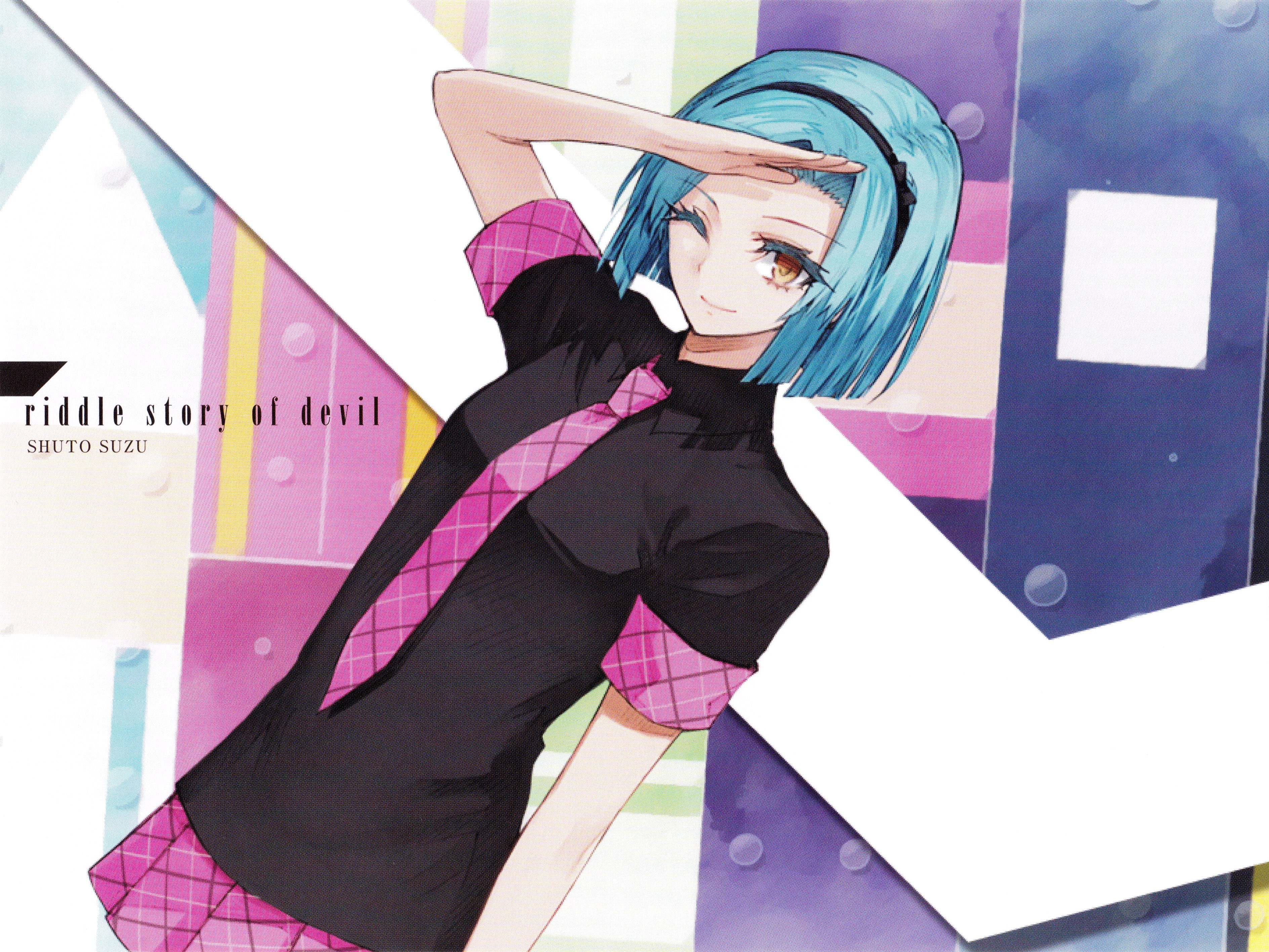 akuma, minakata, suzu, shutou, sunao, riddle, 2K, HD Wallpaper