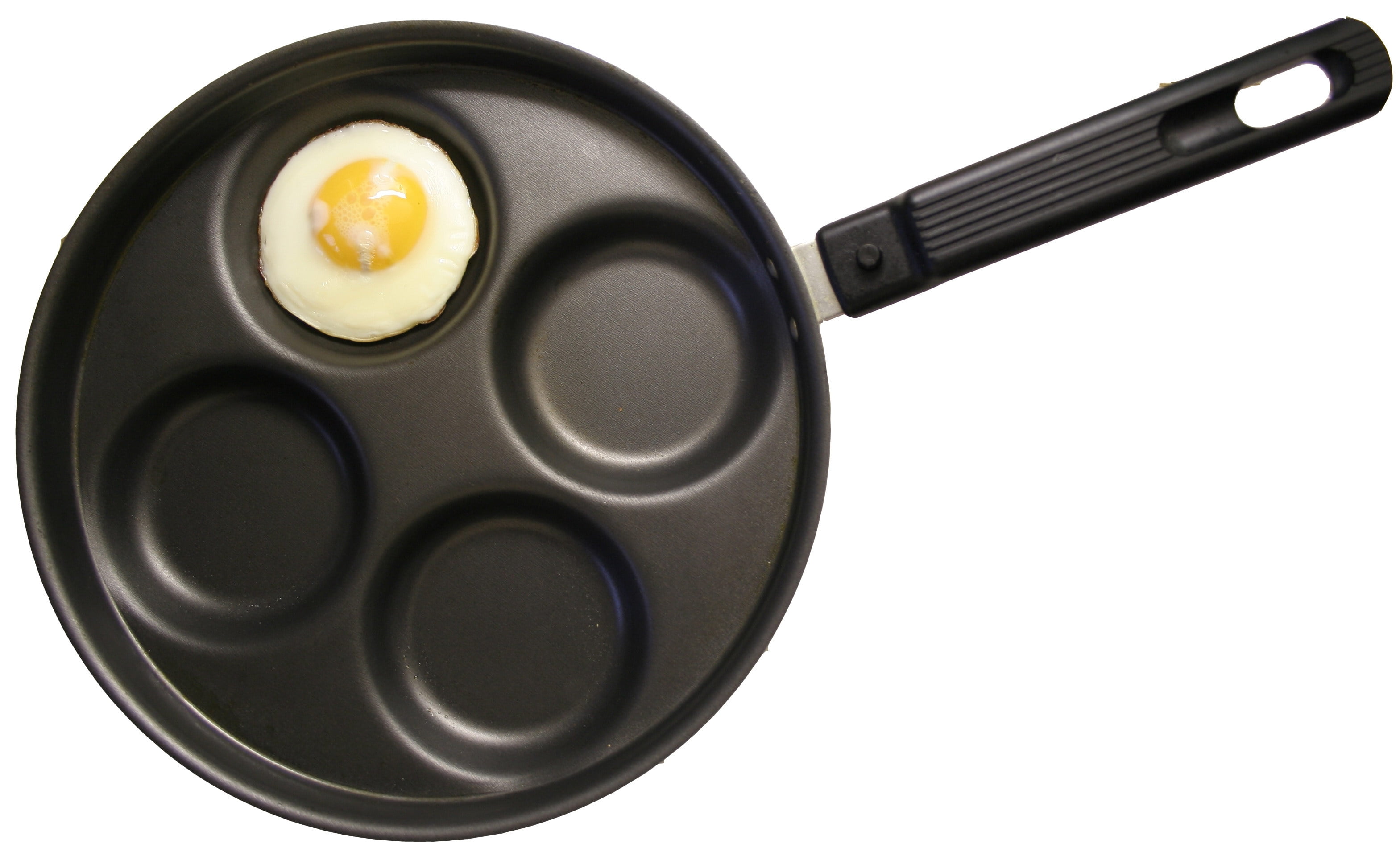 food, ready-to-eat, indoors, black color, sunny side up, 2K, still life, technology, copy space, frying pan, high angle view, fried, breakfast, steel, HD Wallpaper