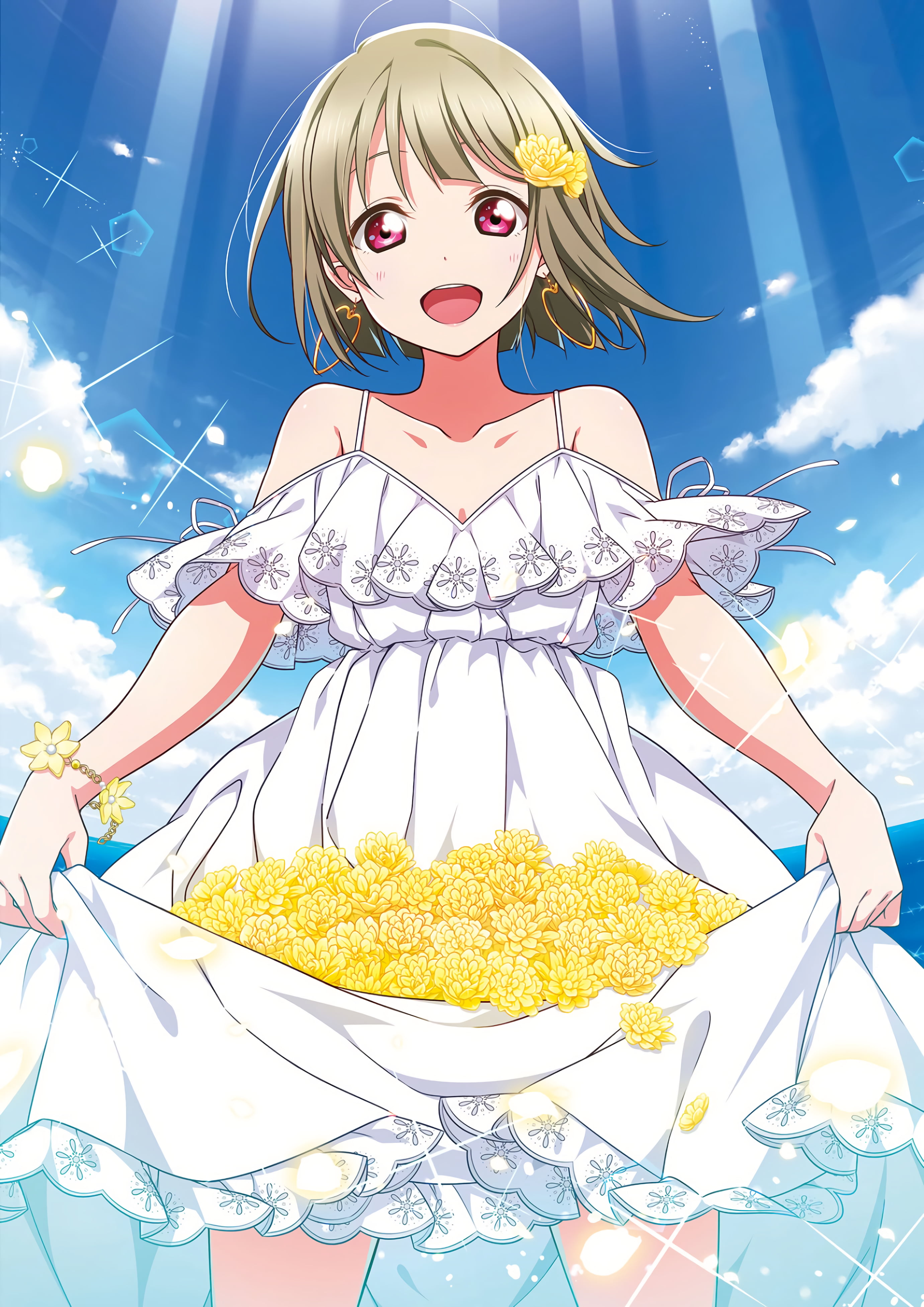 Nakasu Kasumi, Love Live Series, 4K, Love Live! Sunshine, Phone HD Wallpaper