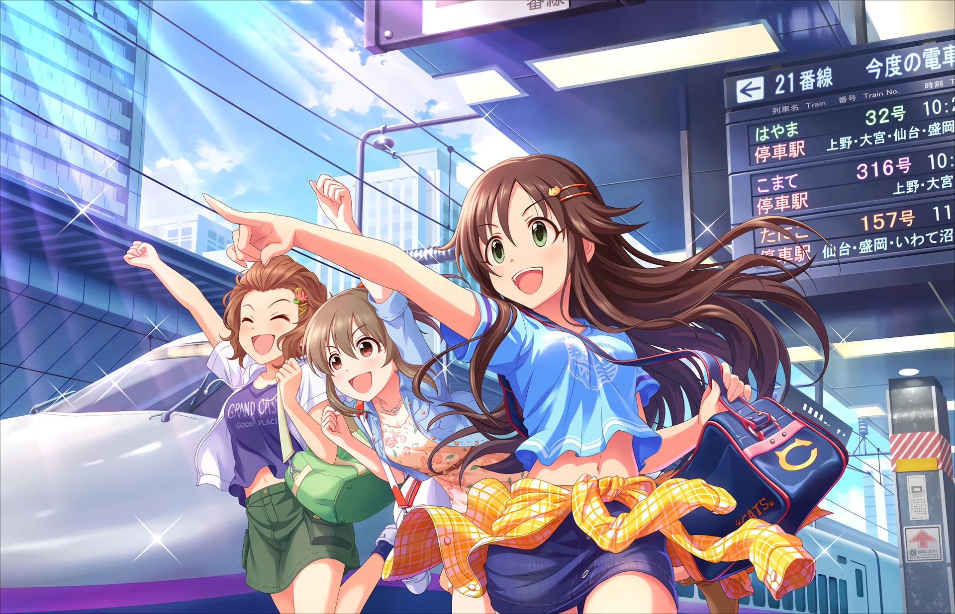 Yuki Himekawa, 1080P, Anime, The Idolmaster: Cinderella Girls Starlight Stage, Yuko Hori, Emi Namba, HD Wallpaper