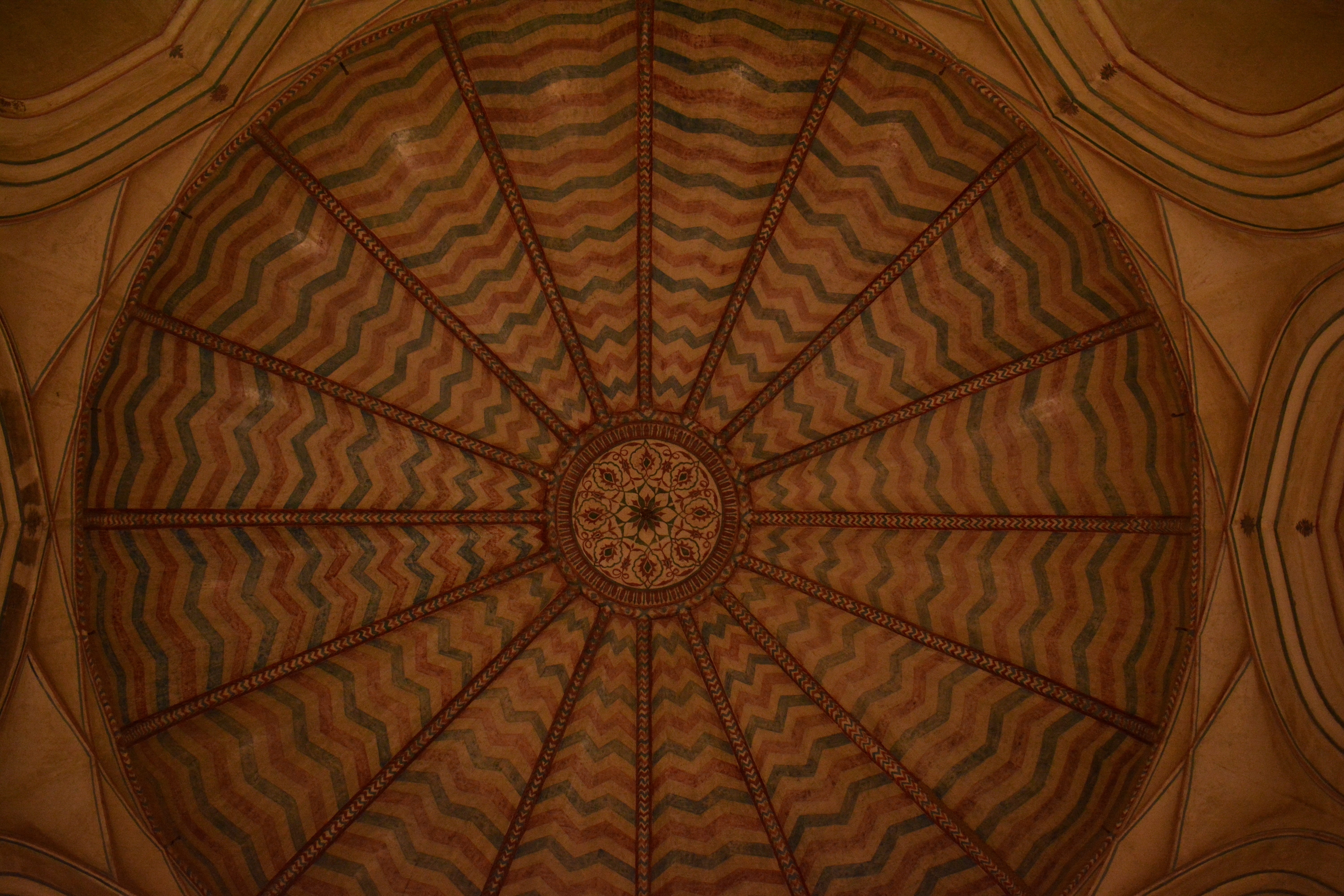 history, no people, old, dome, heritage, city, aamermahal, culture, the past, travel destinations, ornate, creativity, rajasthan, built structure, ceiling, HD Wallpaper