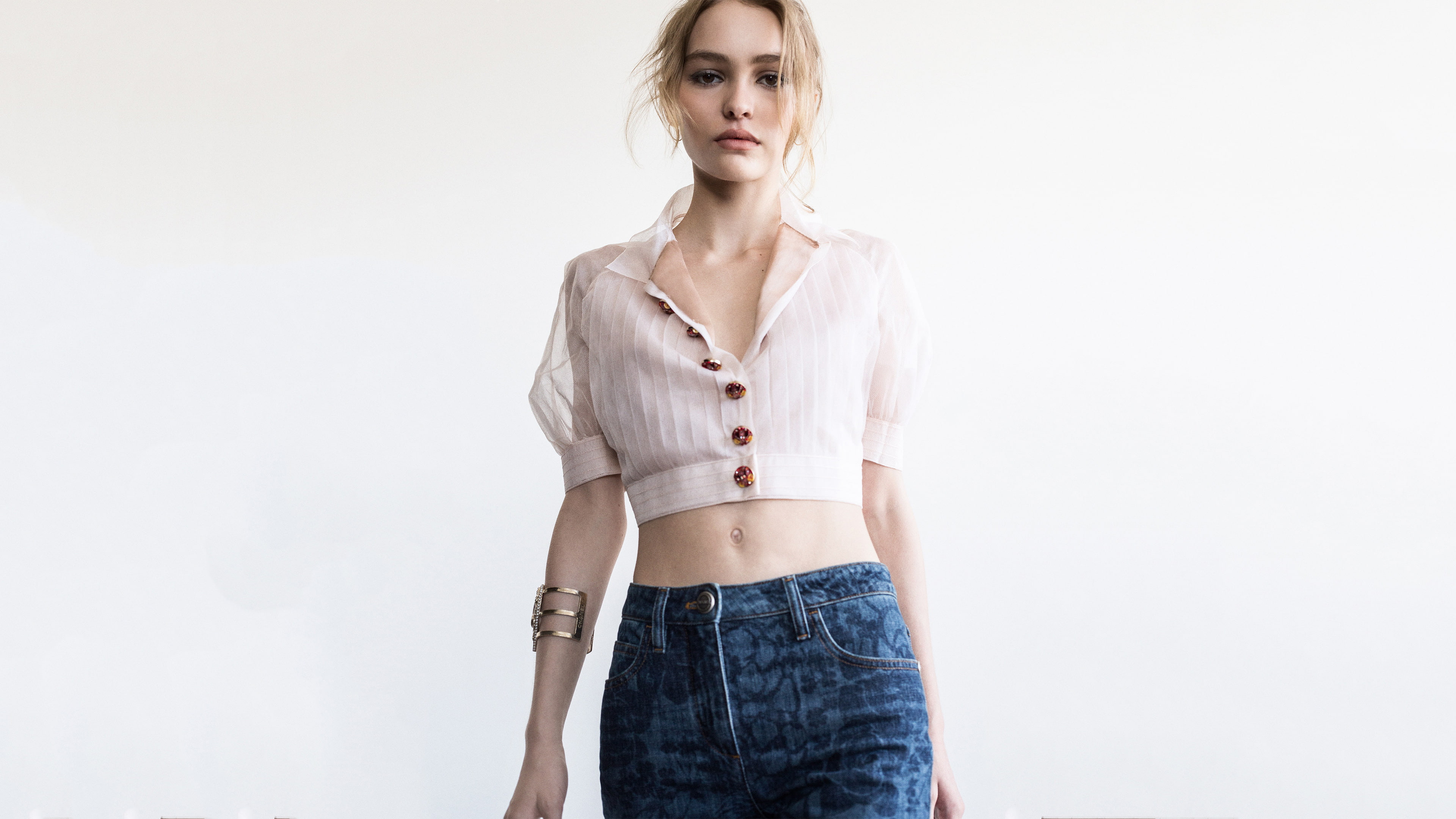 4K, Lily-Rose Depp, 4K, 2017, HD Wallpaper