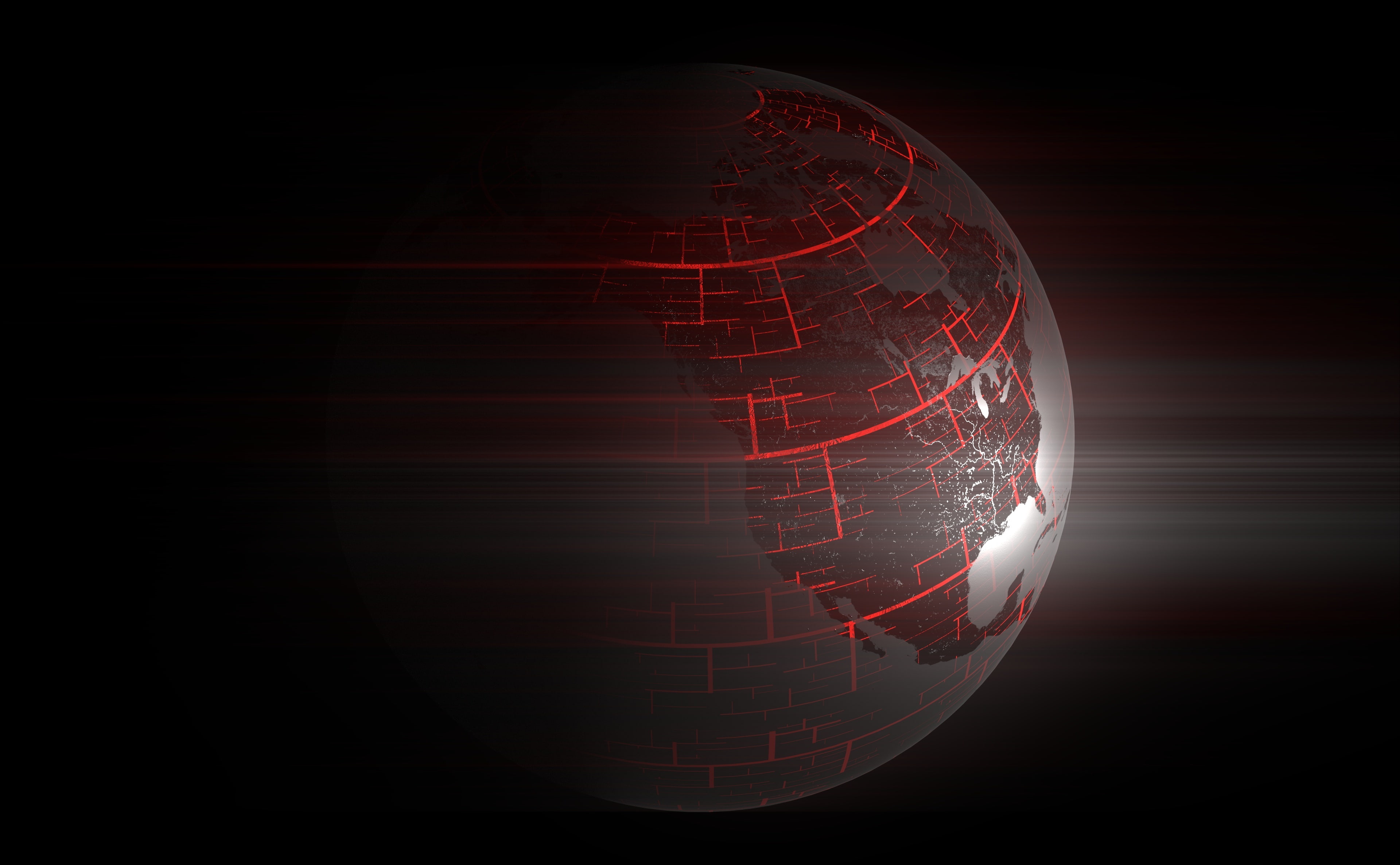 single object, globe - man made object, planet earth, 3D, cgi, sphere, copy space, shape, Artistic, space, no people, close-up, studio shot, nature, red, HD Wallpaper