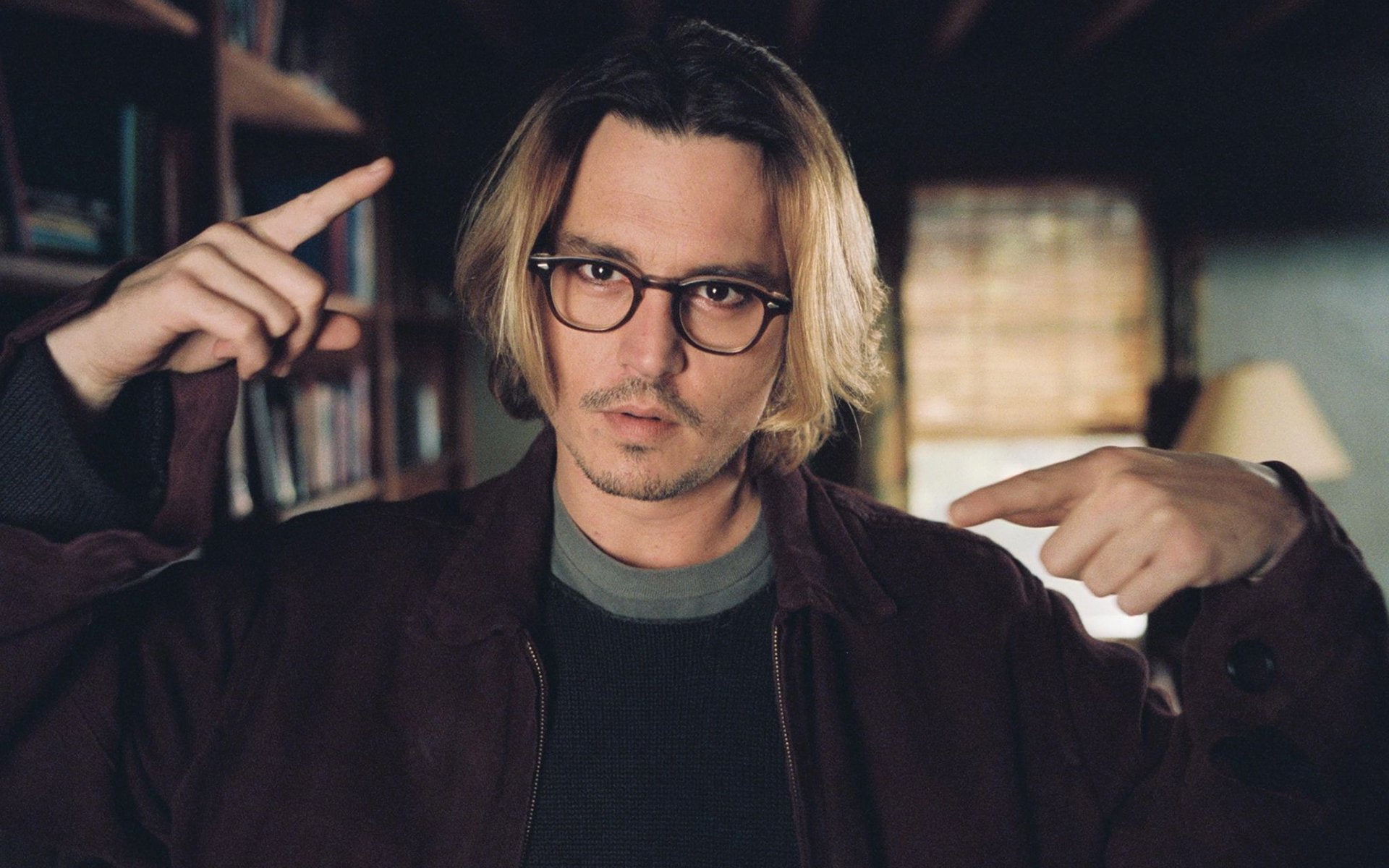 1080P, johnny, glasses, depp, HD Wallpaper