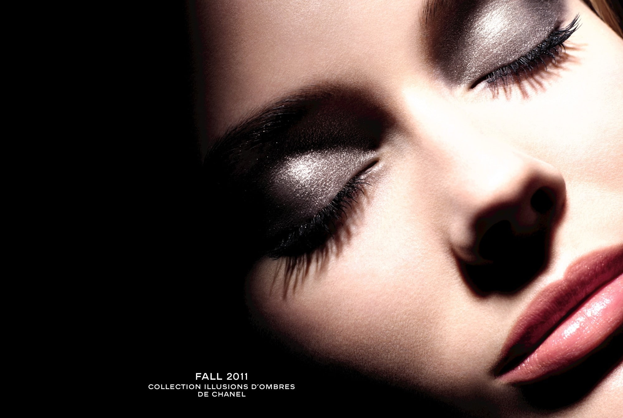 make-up, headshot, women, indoors, Close-up, young adult, Chanel beauty 2011, body part, fashion, beautiful woman, young women, beauty, human body part, HD Wallpaper