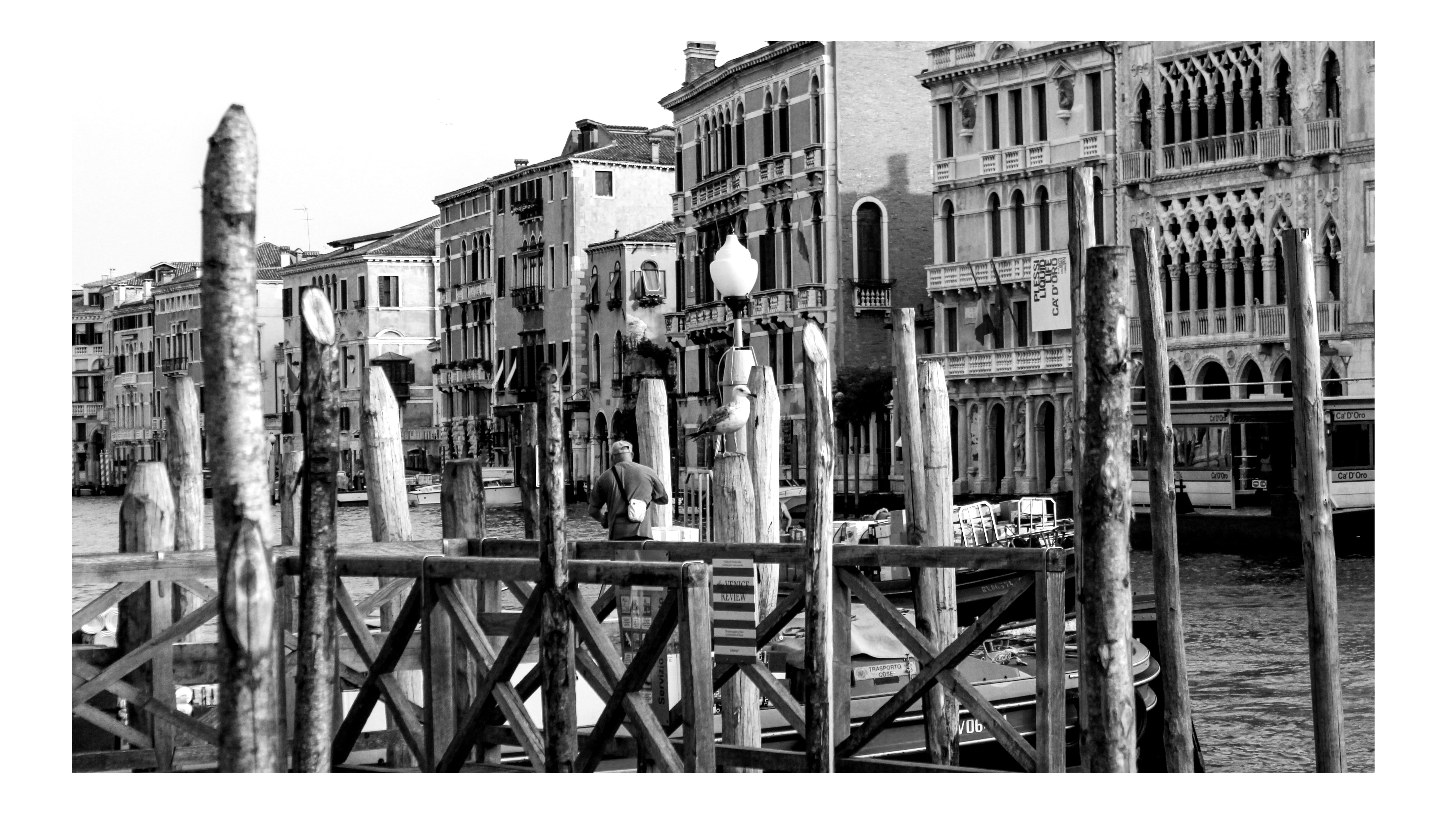 sky, 5K, 2015, day, auto post production filter, wood - material, nature, building exterior, outdoors, travel destinations, no people, chanell, venecia, HD Wallpaper